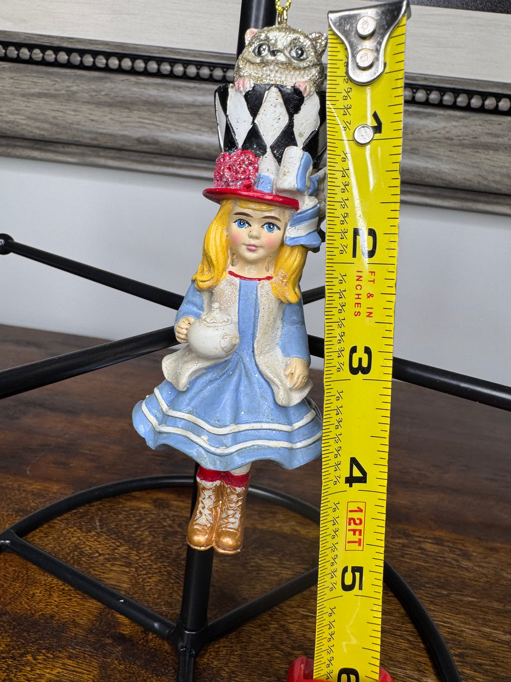 New Holly Adler Alice and Cheshire Cat Ornament