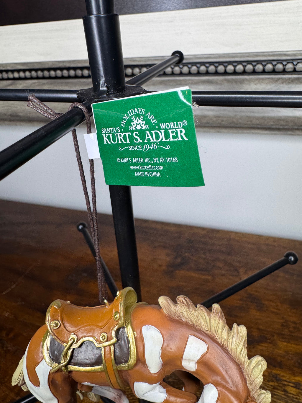 New Kurt Adler Bucking Bronco Ornament Available in 2 Colors