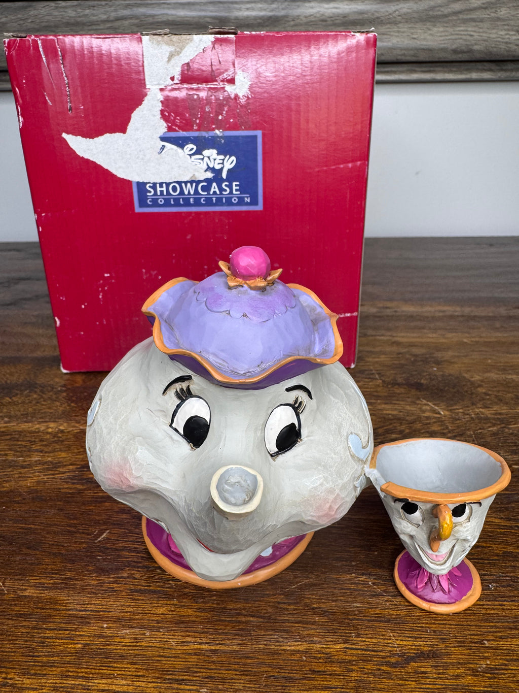 Jim Shore Disney Traditions Mrs. Potts and Chip "Mother's Love" Figurine