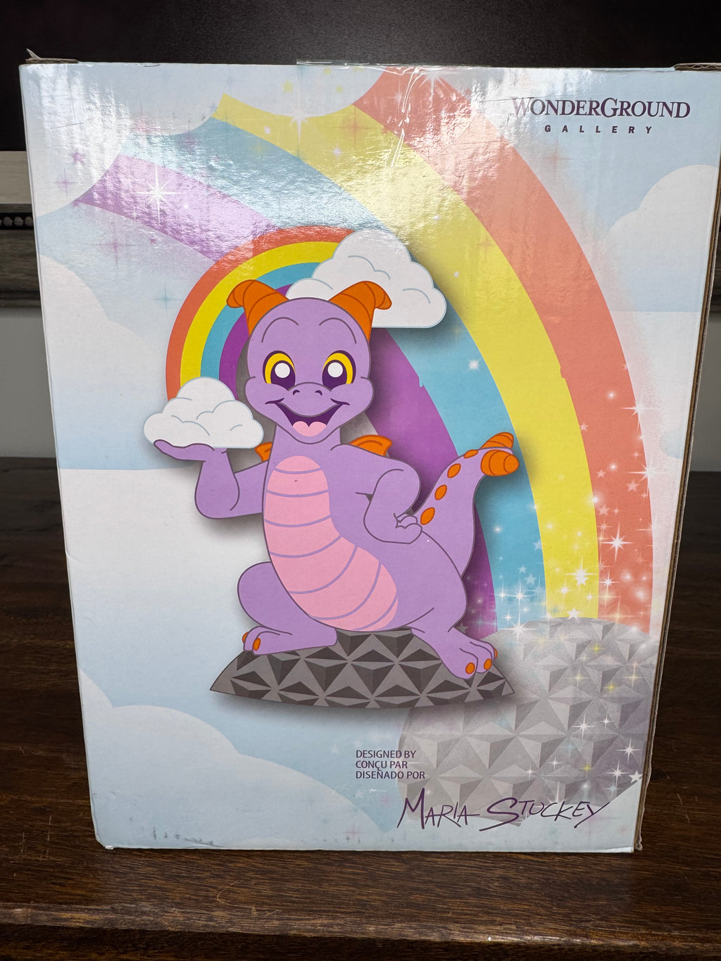 NIB Figment Vinyl Figurine Disney Wonderground by Maria Stuckey Epcot