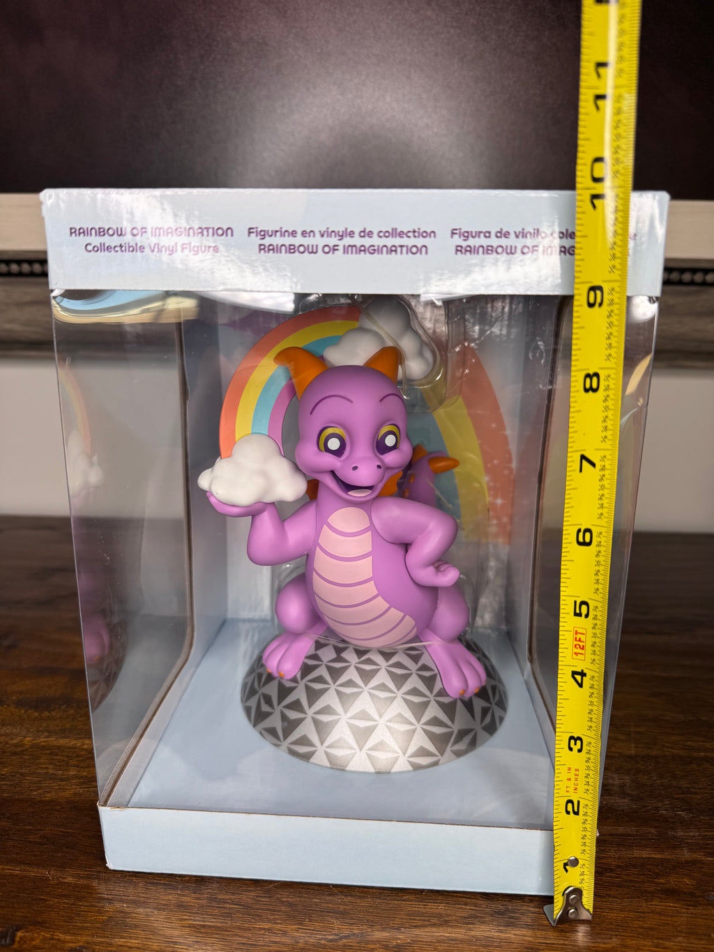 NIB Figment Vinyl Figurine Disney Wonderground by Maria Stuckey Epcot