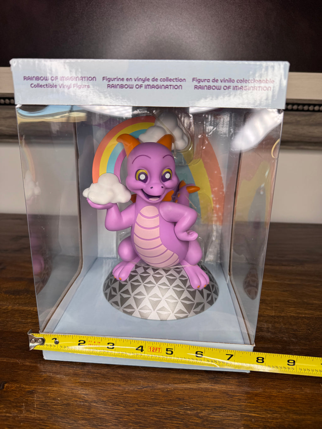 NIB Figment Vinyl Figurine Disney Wonderground by Maria Stuckey Epcot
