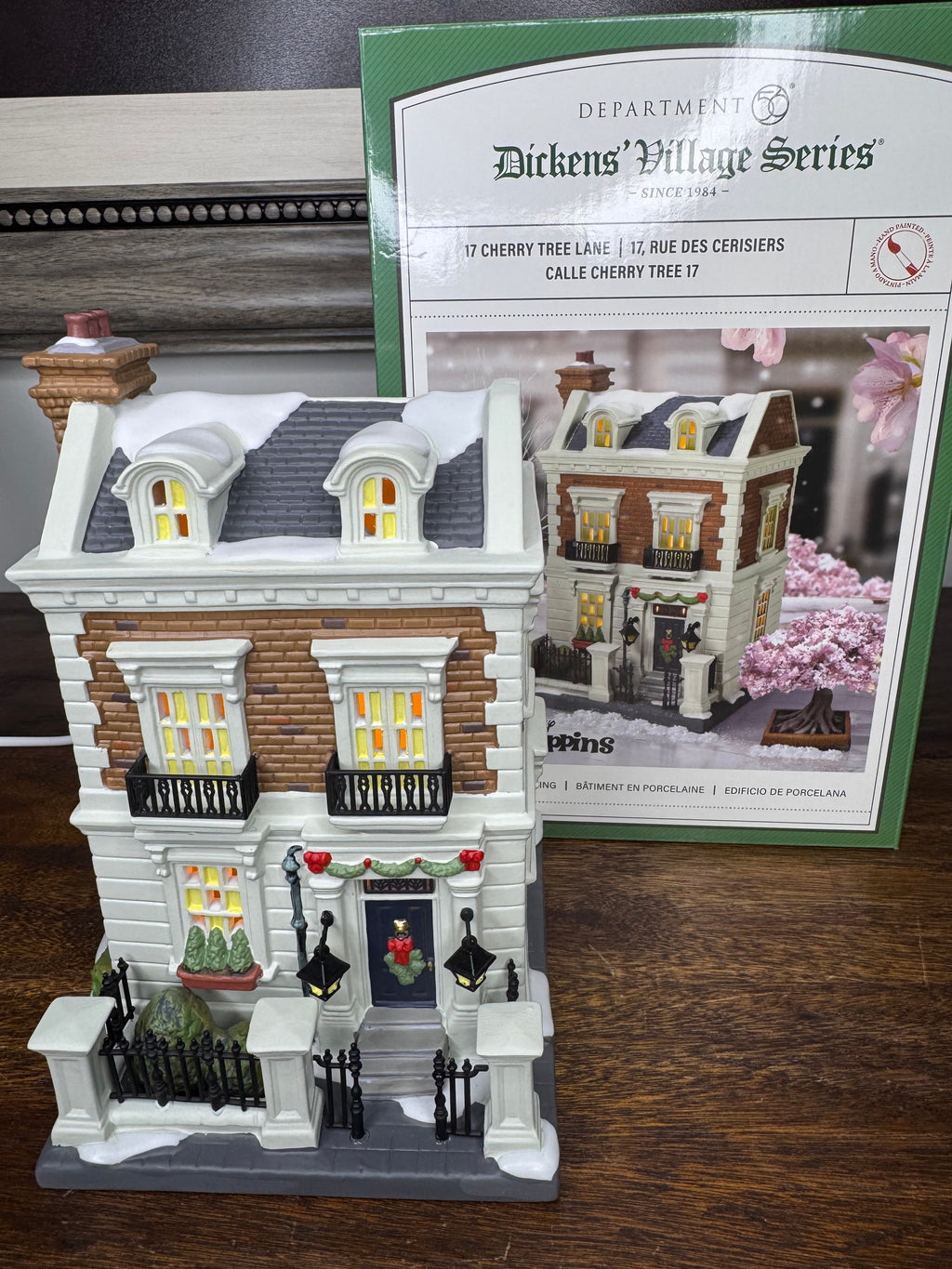 New Dept 56 17 Cherry Tree Lane Light Up Building Enesco