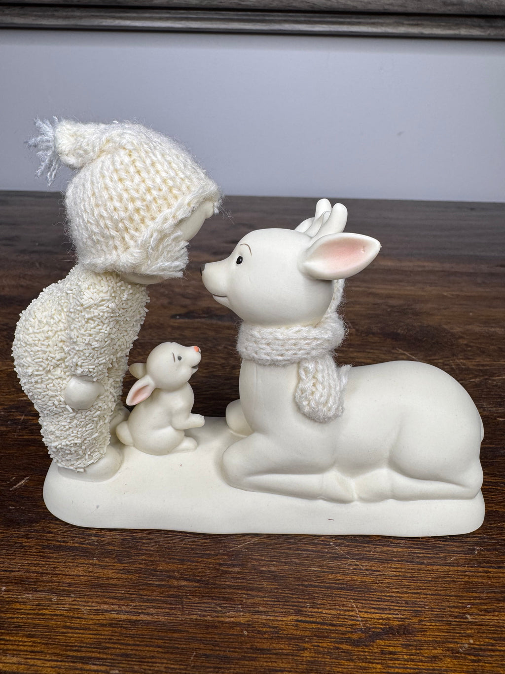 New Enesco Snowbabies "Deer Friends" Figurine w/ Box