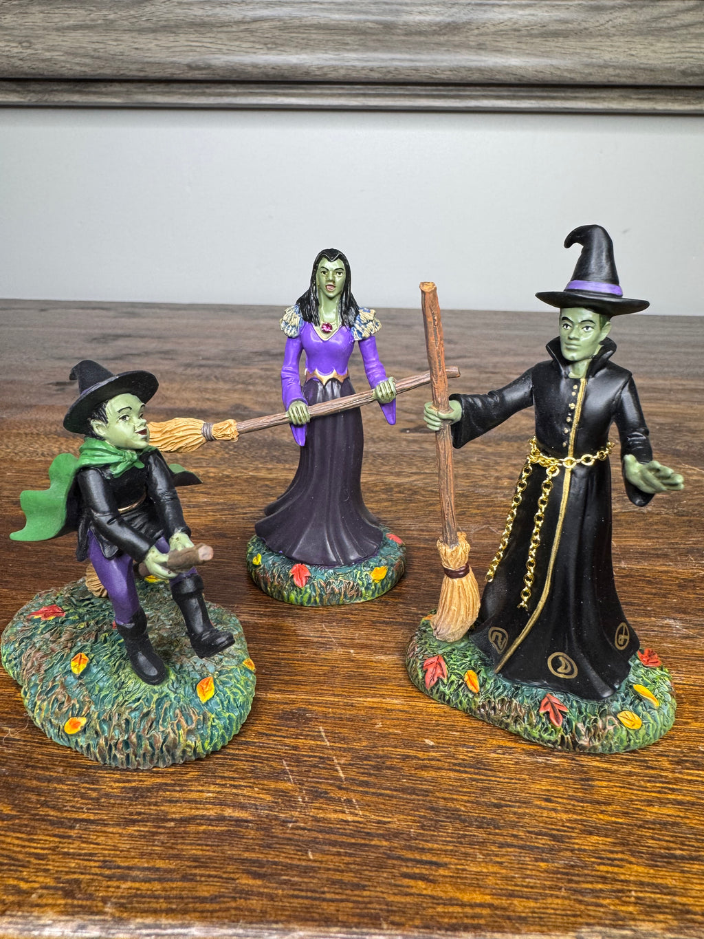 New Dept 56 Snow Village Accessory "Ghouls and Goblins" Set of 3