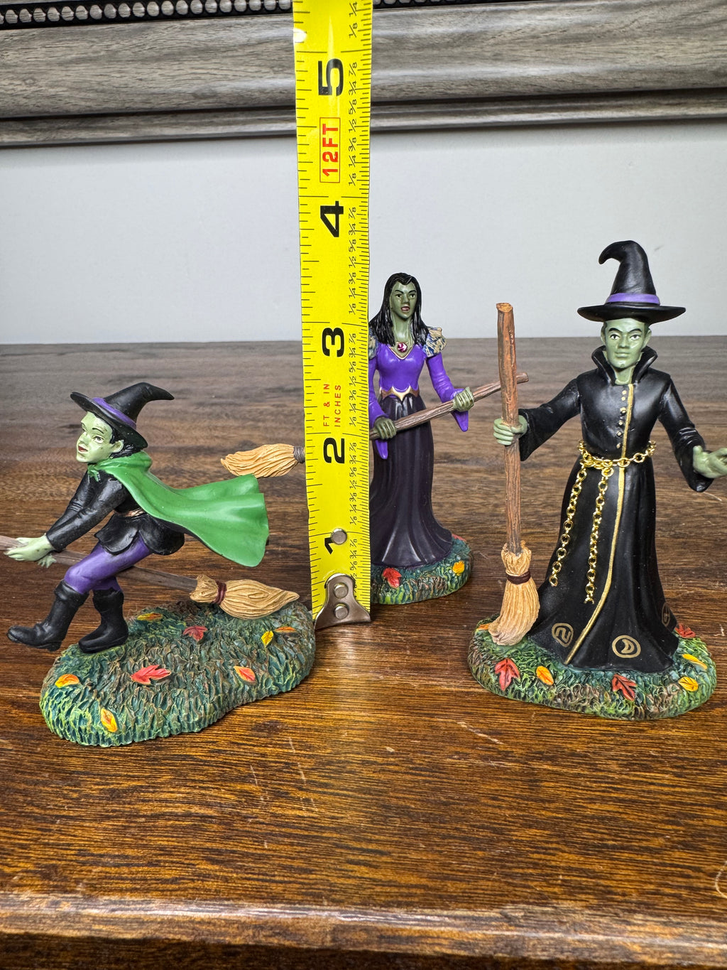 New Dept 56 Snow Village Accessory "Ghouls and Goblins" Set of 3