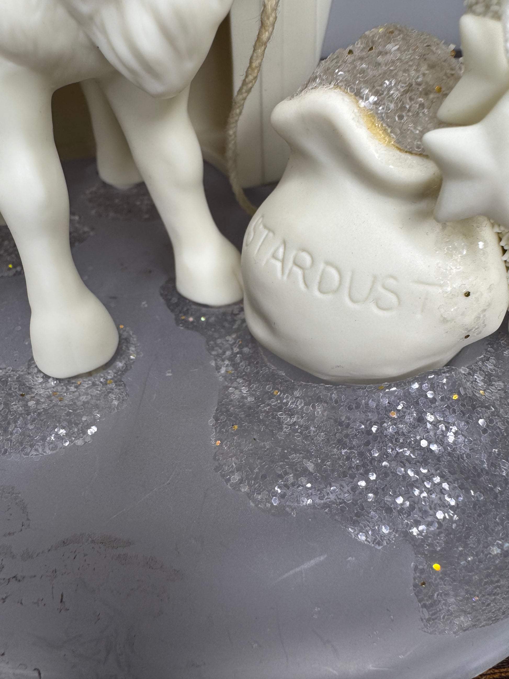Retired Limited Edition Dept 56 Snowbabies " Magic Deliveries..Dreams Full Of Stardust" Figurine