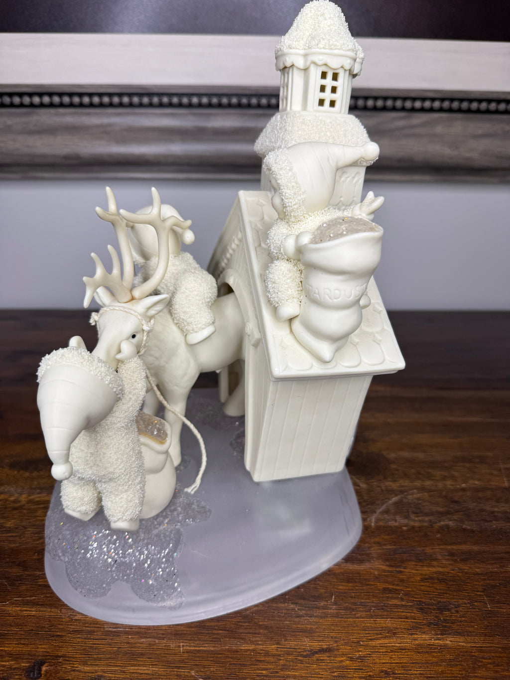 Retired Limited Edition Dept 56 Snowbabies " Magic Deliveries..Dreams Full Of Stardust" Figurine