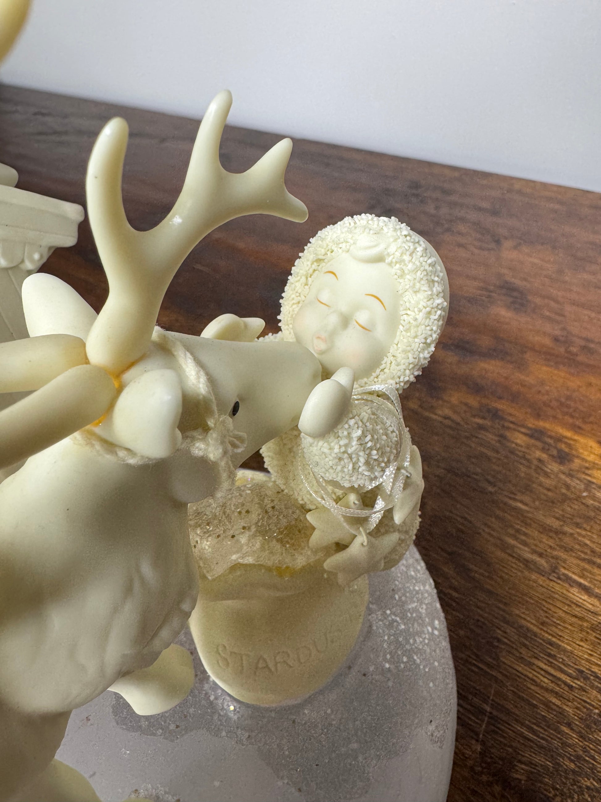 Retired Limited Edition Dept 56 Snowbabies " Magic Deliveries..Dreams Full Of Stardust" Figurine