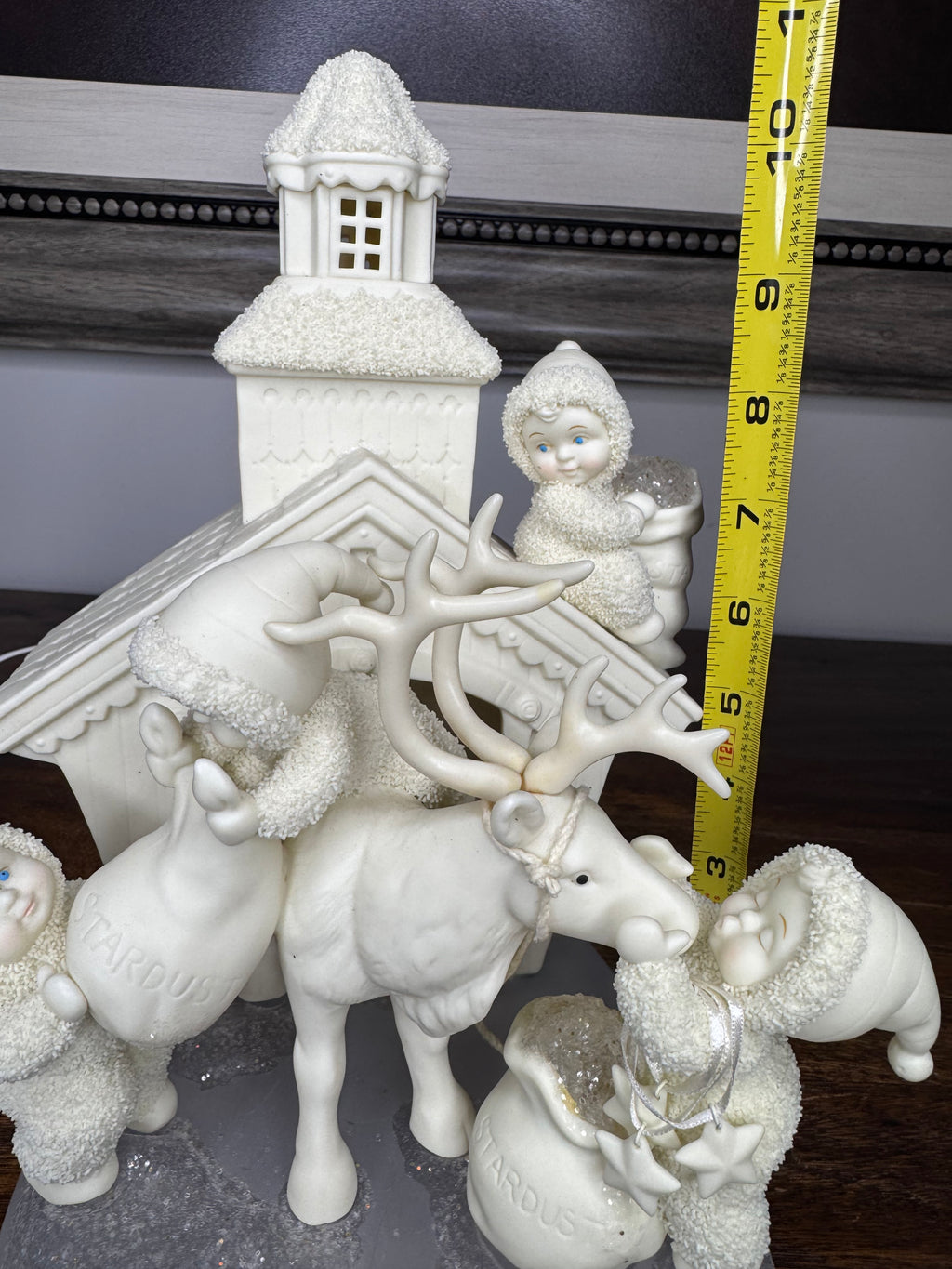Retired Limited Edition Dept 56 Snowbabies " Magic Deliveries..Dreams Full Of Stardust" Figurine