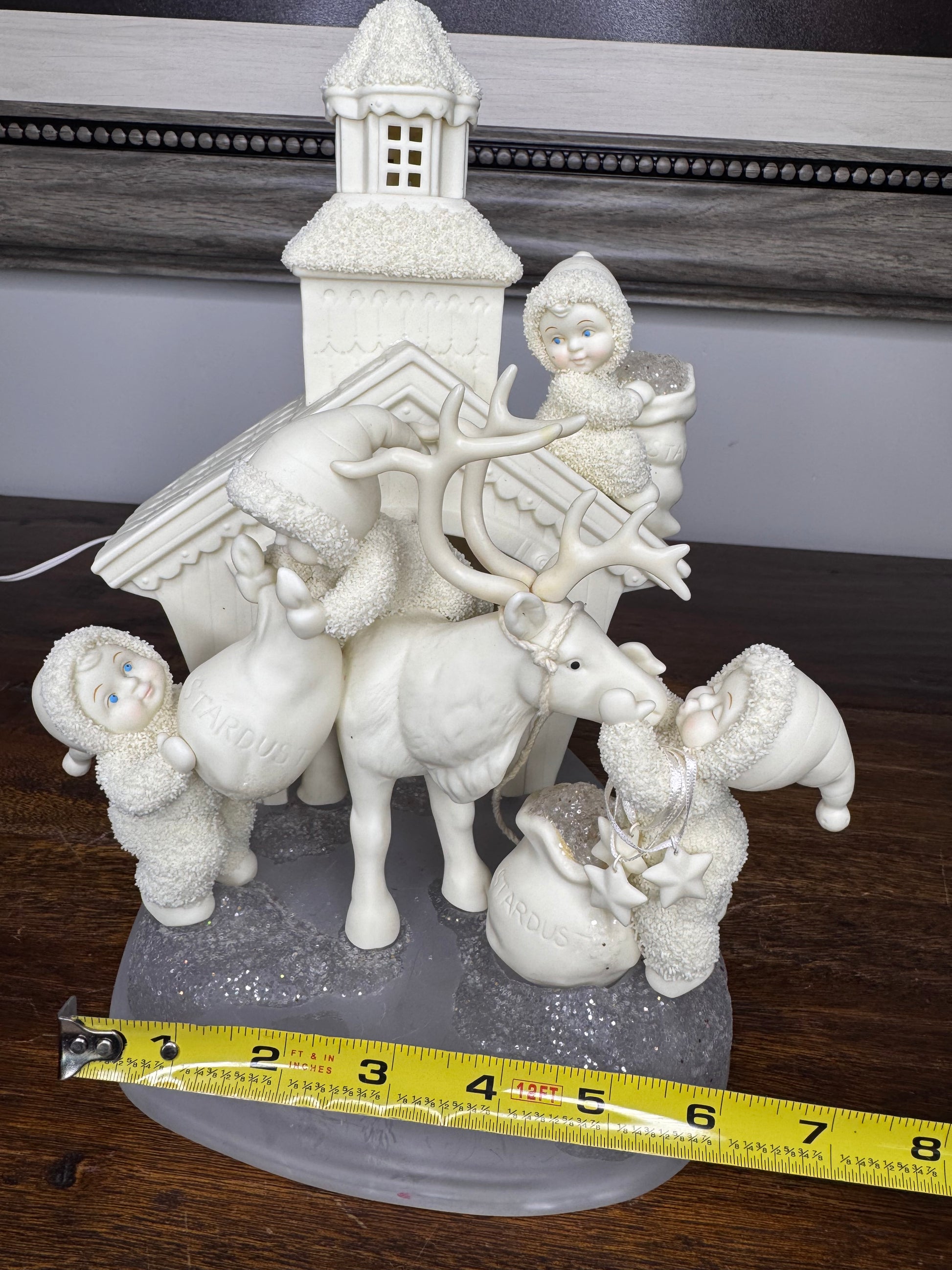 Retired Limited Edition Dept 56 Snowbabies " Magic Deliveries..Dreams Full Of Stardust" Figurine