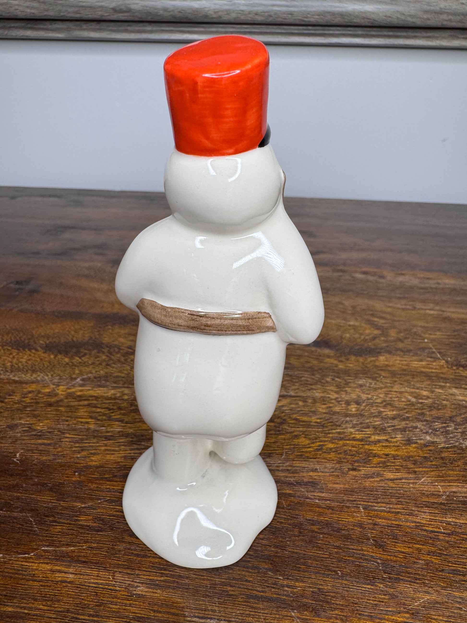 Rare Vintage Royal Doulton Drummer Snowman Figurine w/Original Box