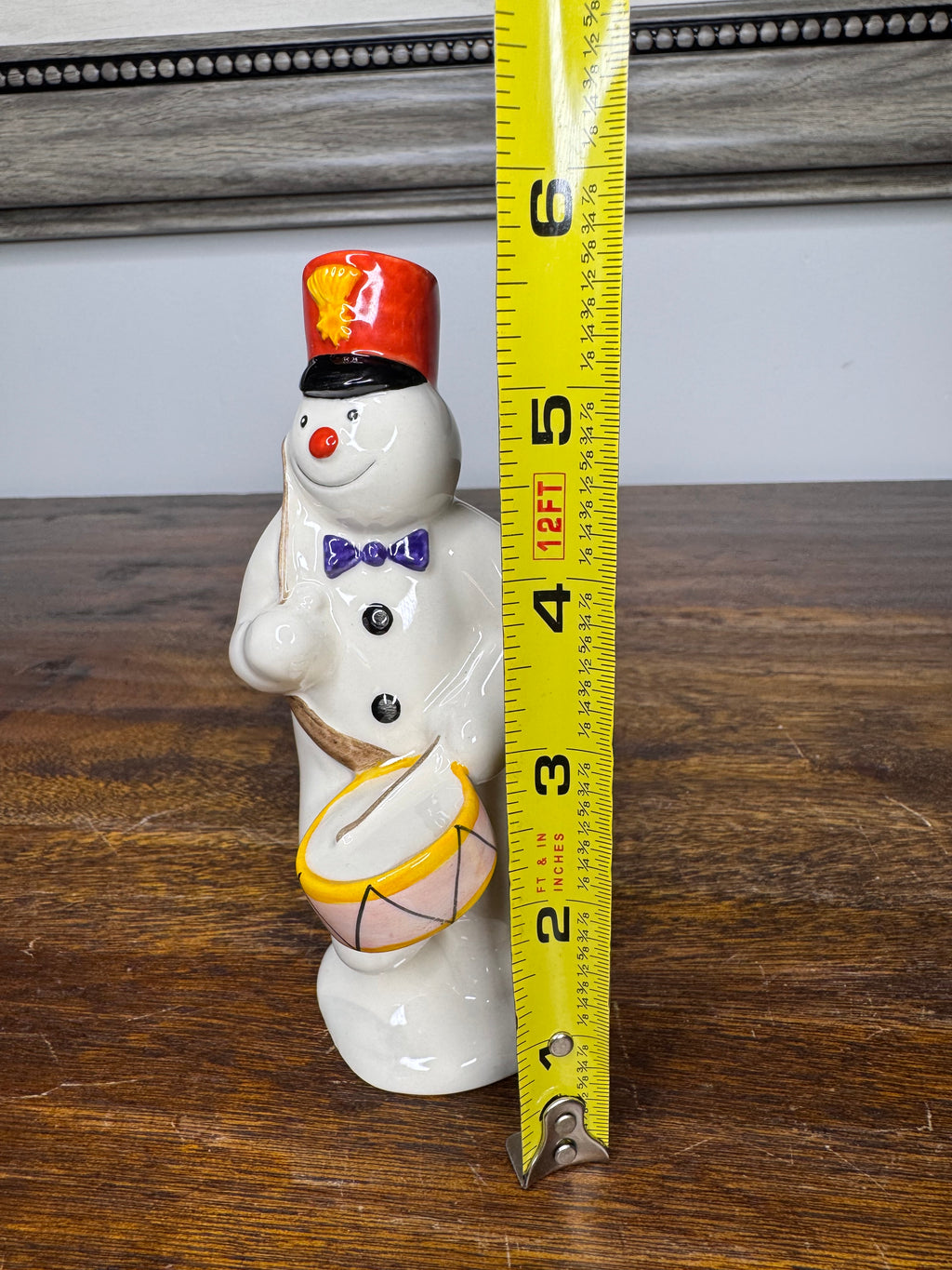 Rare Vintage Royal Doulton Drummer Snowman Figurine w/Original Box