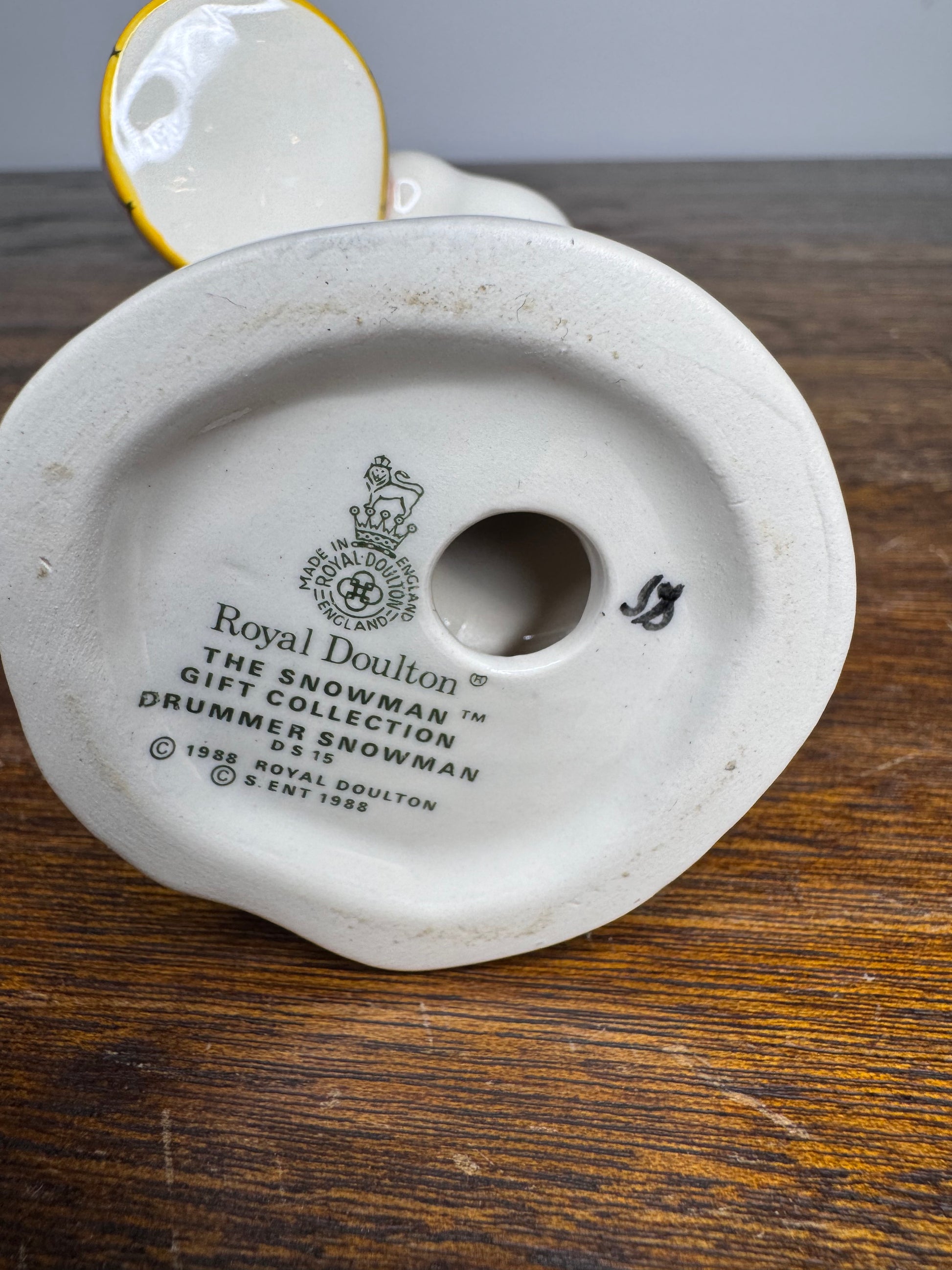 Rare Vintage Royal Doulton Drummer Snowman Figurine w/Original Box