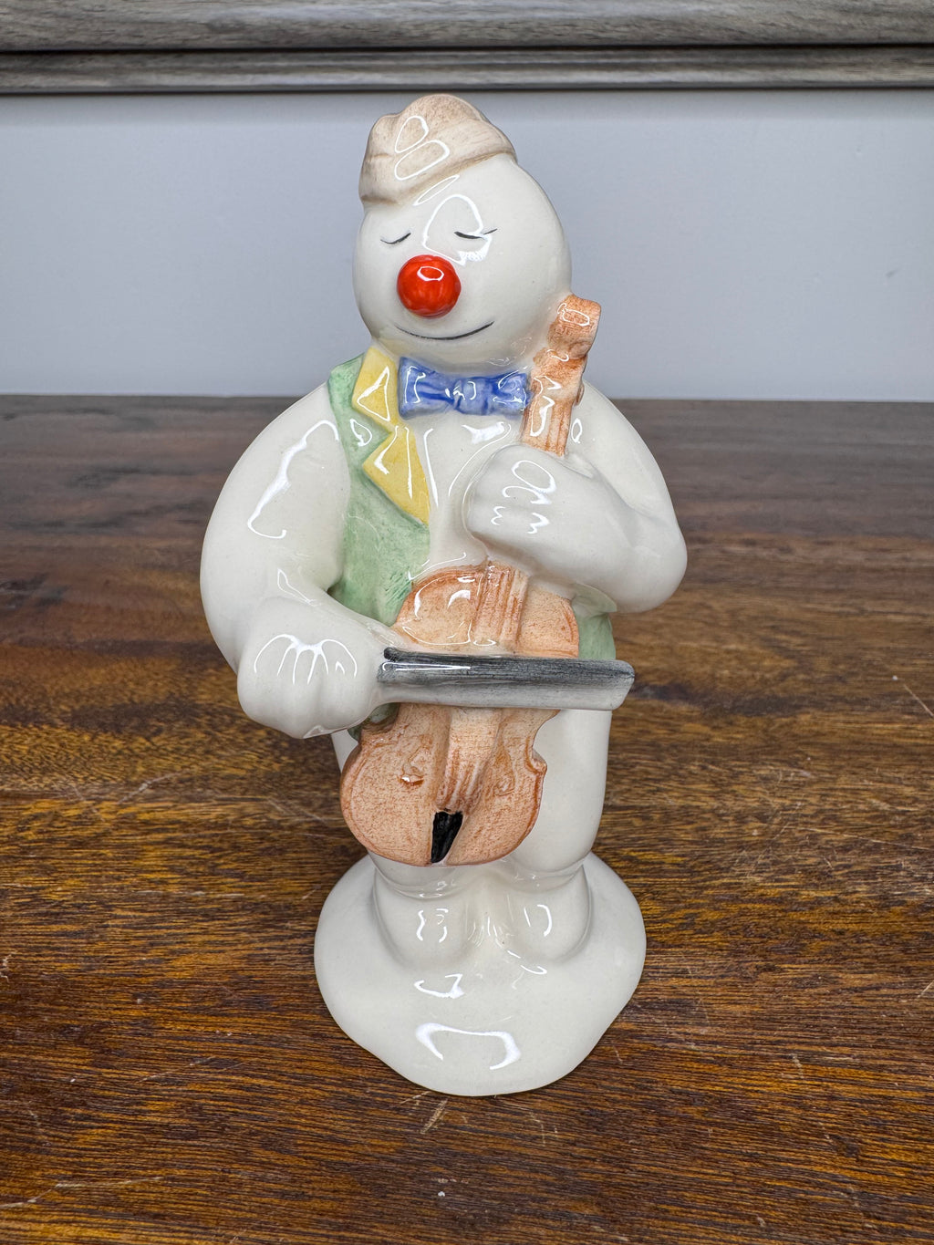 Rare Vintage Royal Doulton Cellist Snowman w/ Original Box