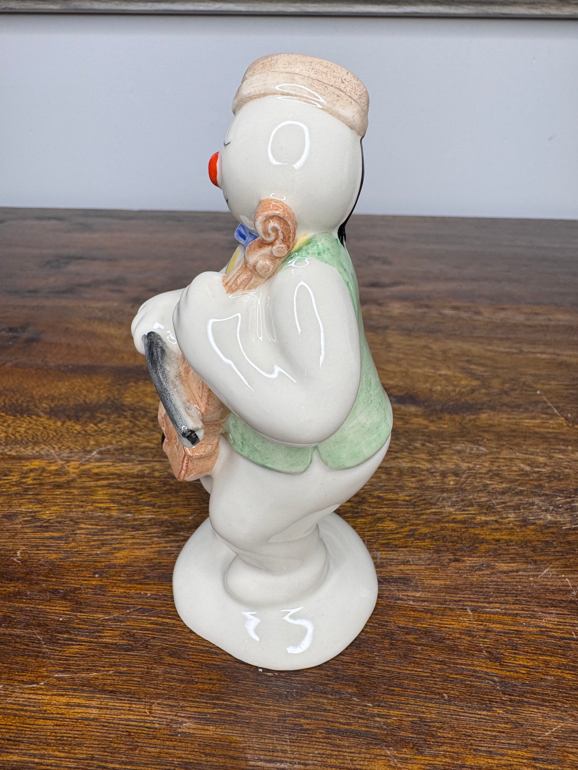 Rare Vintage Royal Doulton Cellist Snowman w/ Original Box