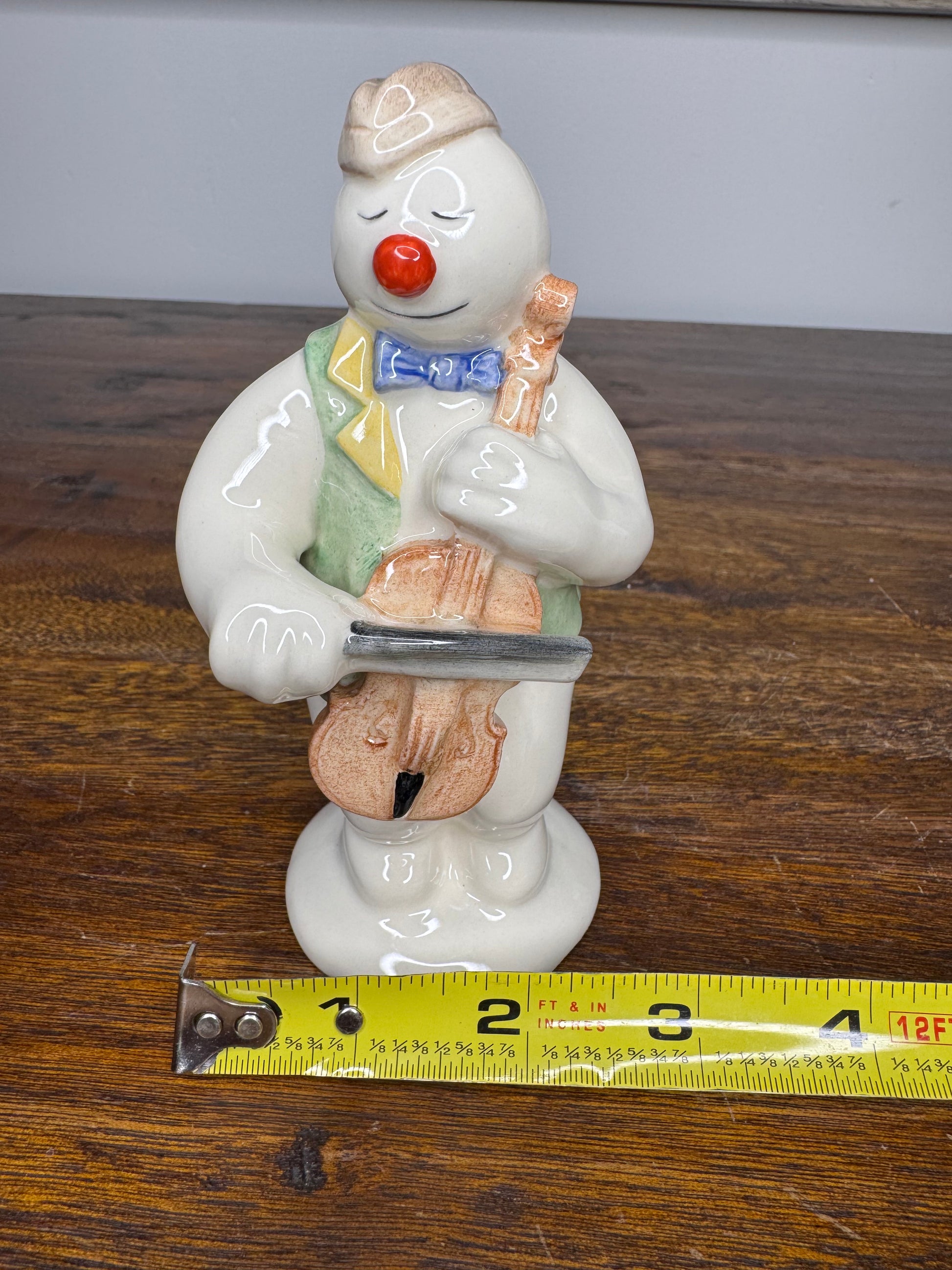Rare Vintage Royal Doulton Cellist Snowman w/ Original Box