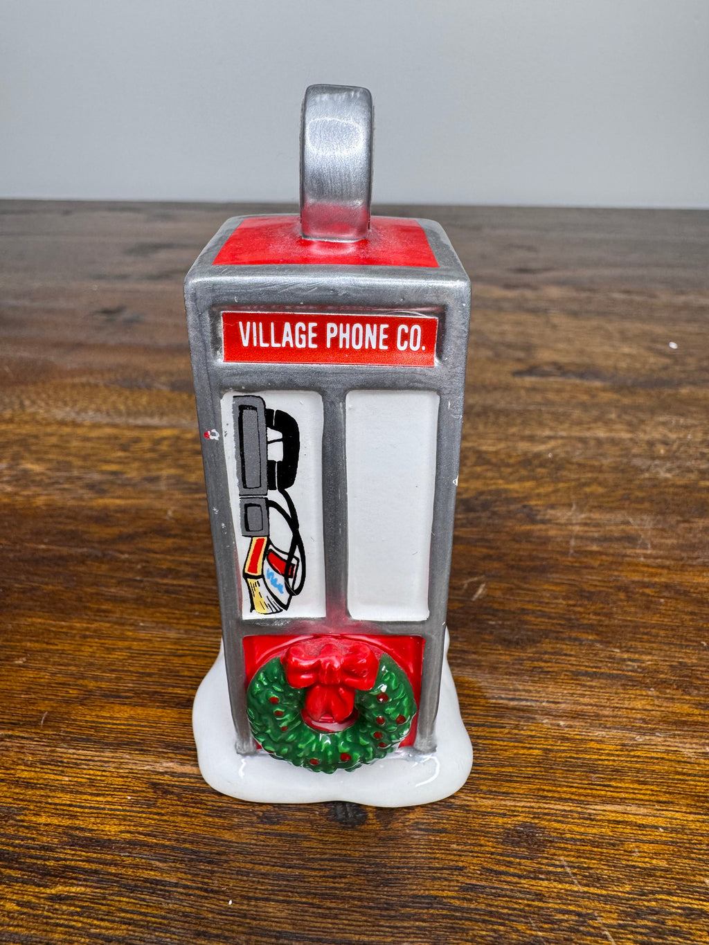 Retired Dept 56 Snow Village Phone Booth w/ Original Box