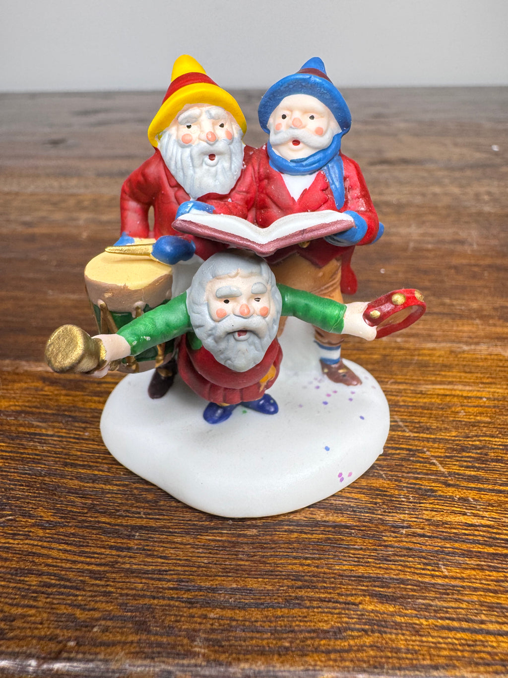 Retired Dept 56 Heritage Village "Sing a Song For Santa" 3 PC Set w/ Original Box