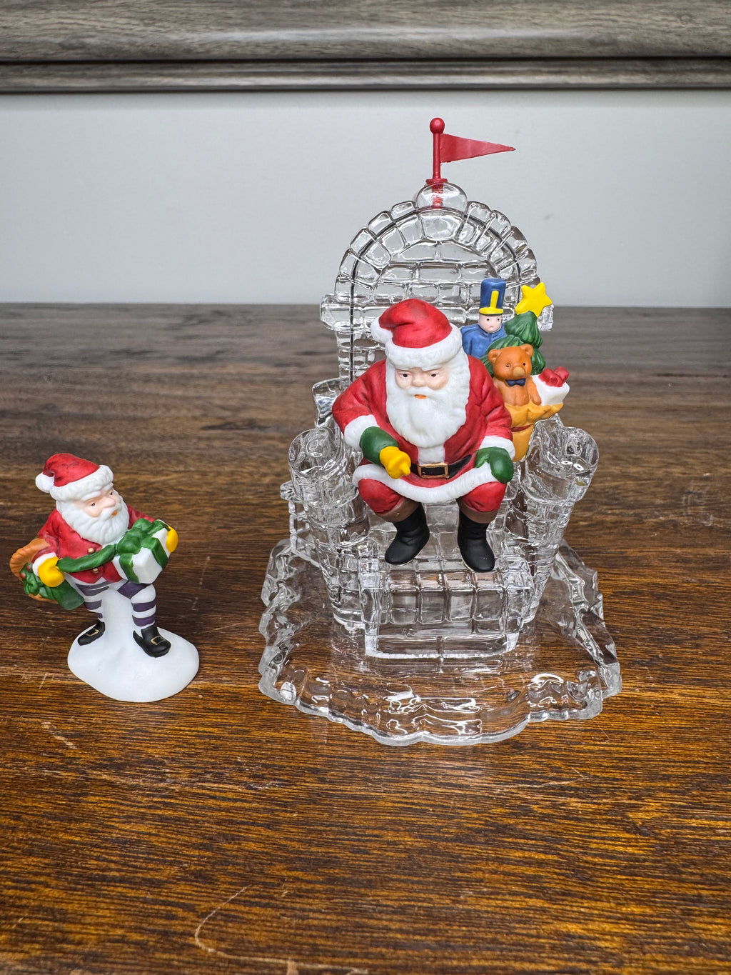 Retired Dept 56 Heritage Village "I'll Need More Toys" Set of 2 Figurines