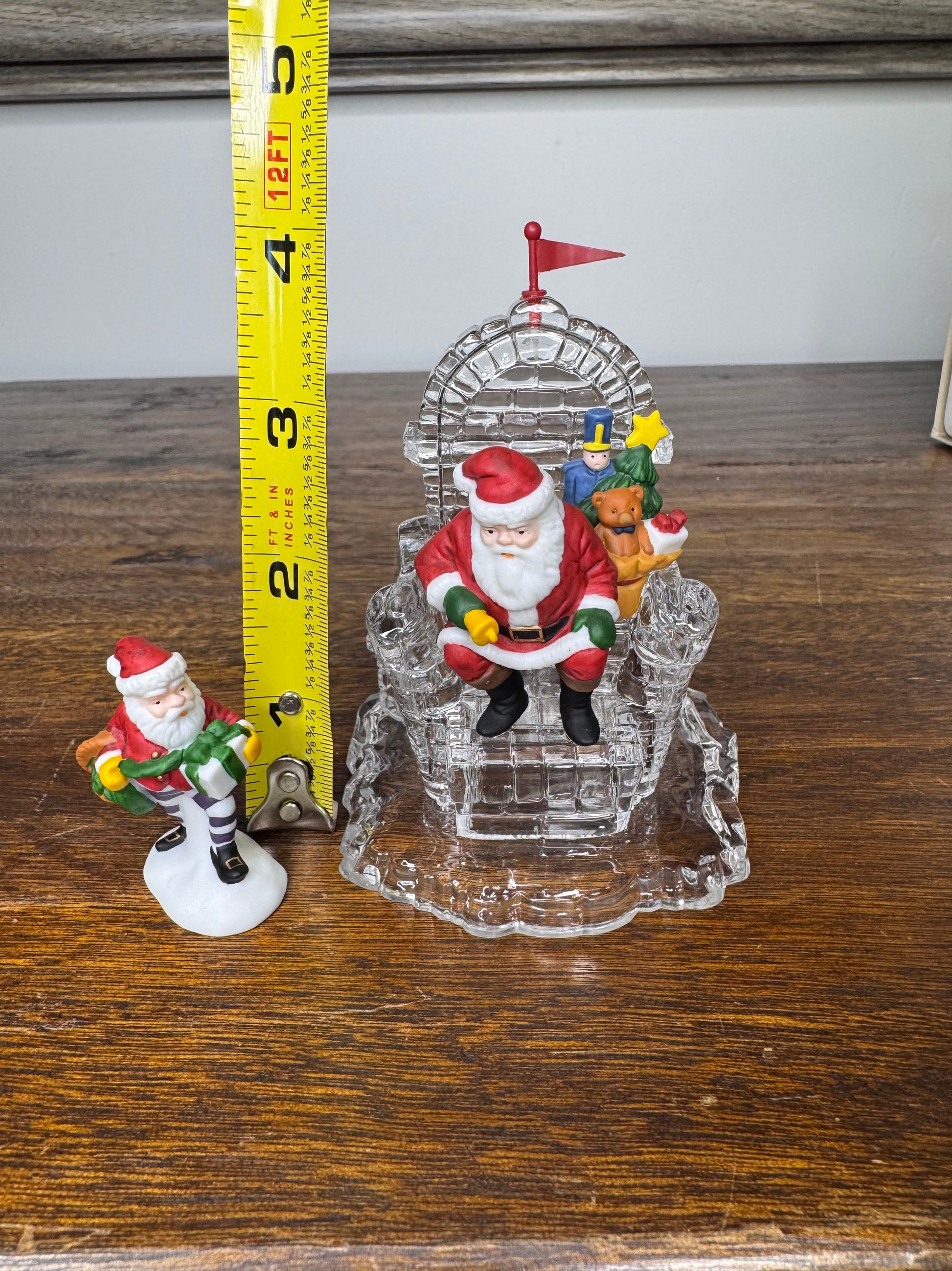 Retired Dept 56 Heritage Village "I'll Need More Toys" Set of 2 Figurines