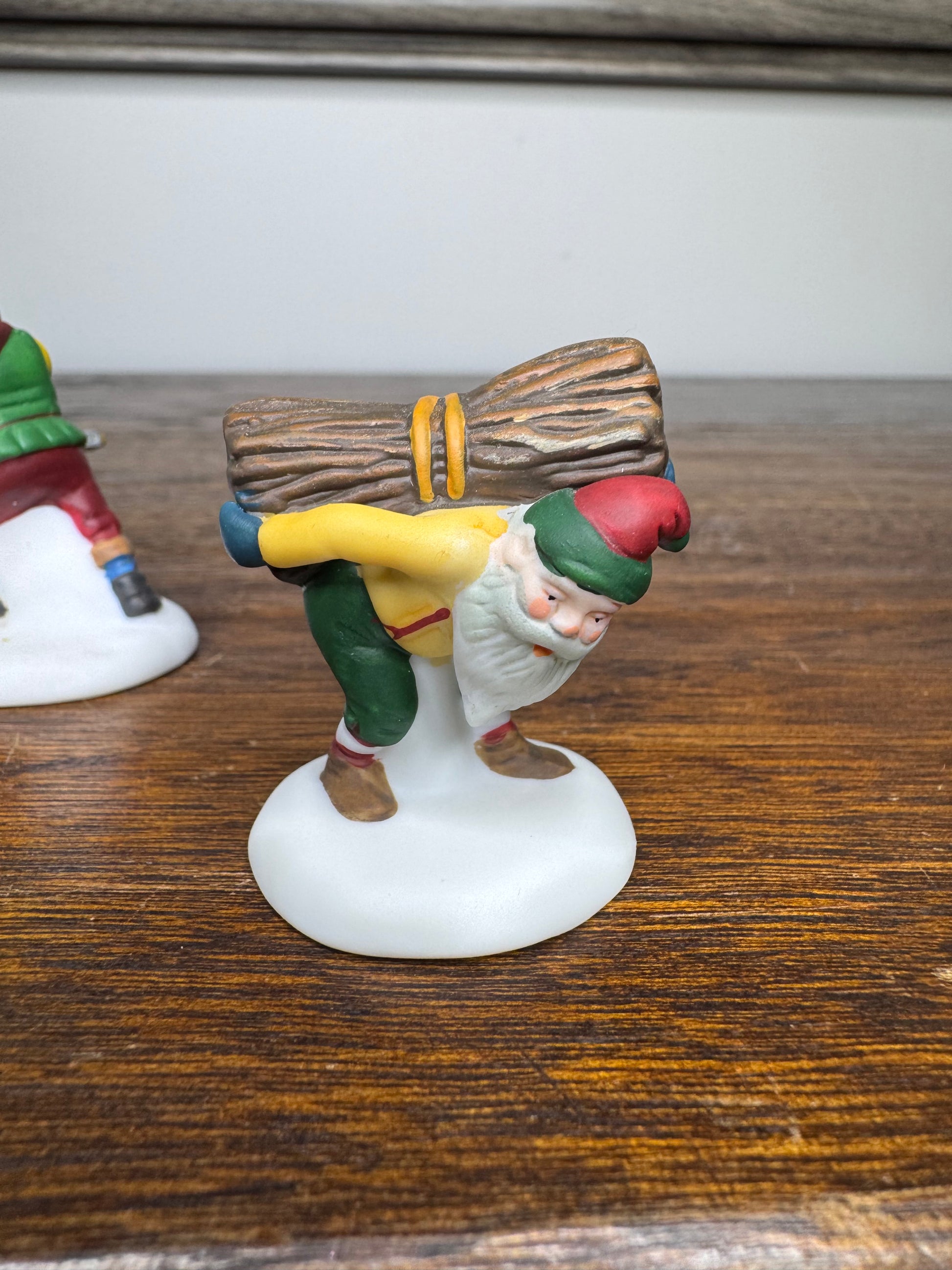 Retired Dept 56 Heritage Village "Woodsmen Elves" set of 3 w/ original Box