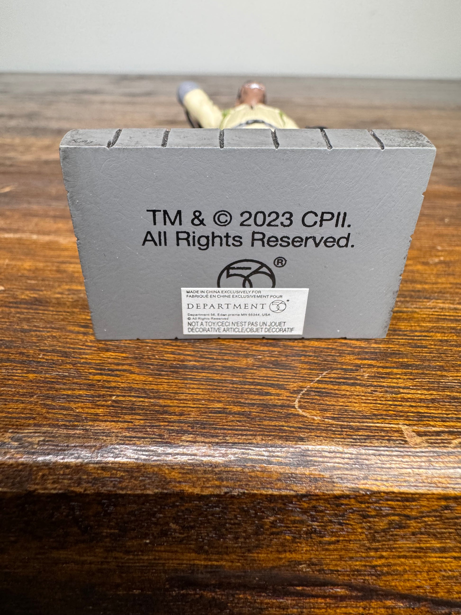 Retired Dept 56 Ghostbusters Village Accessory "Winston Zeddemore" Figurine w/ Original Box