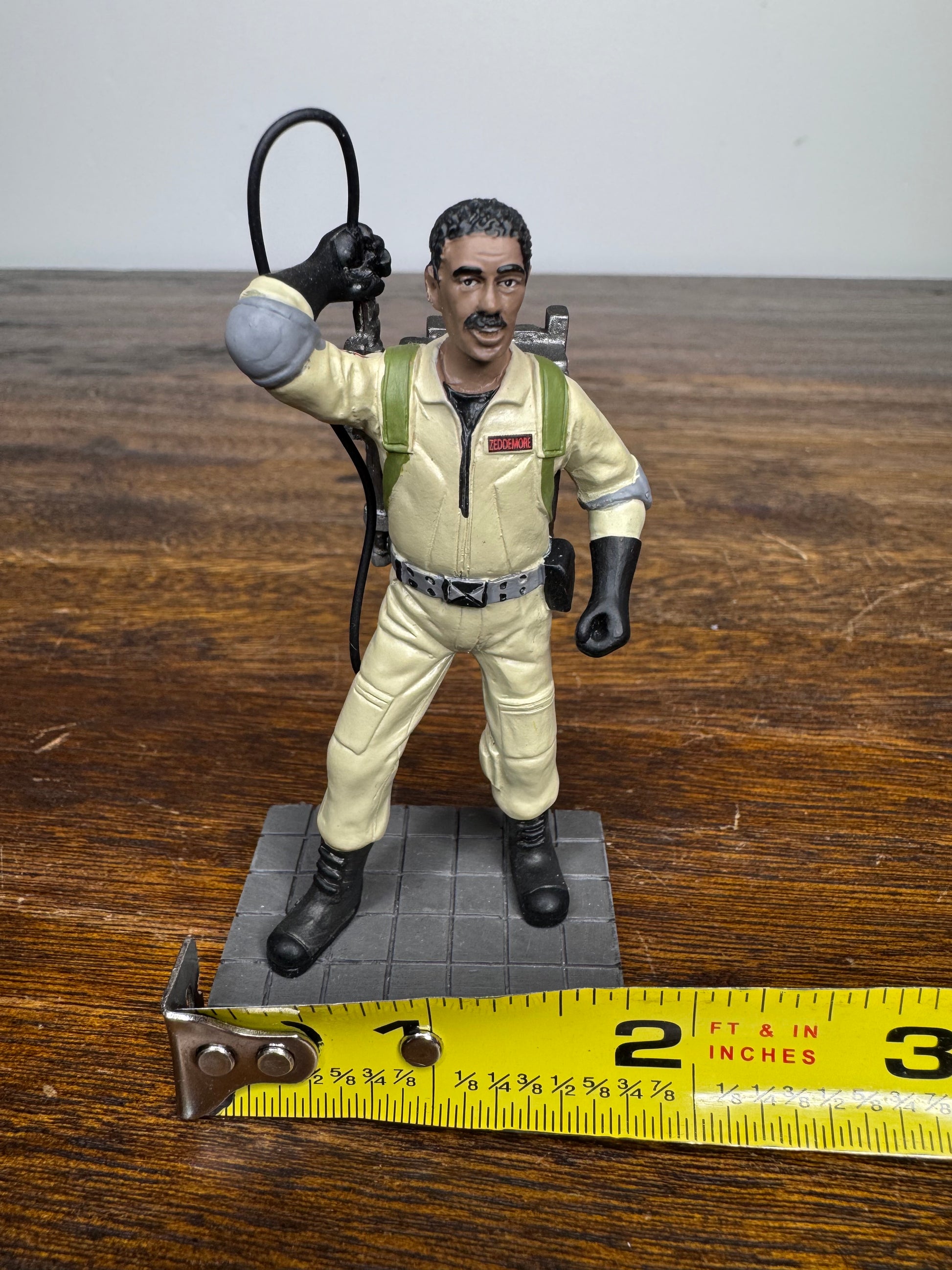 Retired Dept 56 Ghostbusters Village Accessory "Winston Zeddemore" Figurine w/ Original Box