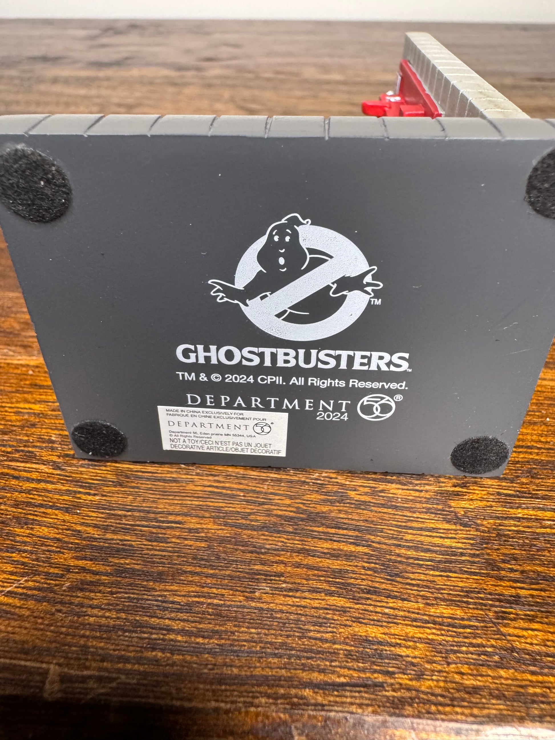 Retired Dept 56 Ghostbusters Village "The Containment Unit" W/ Original Box