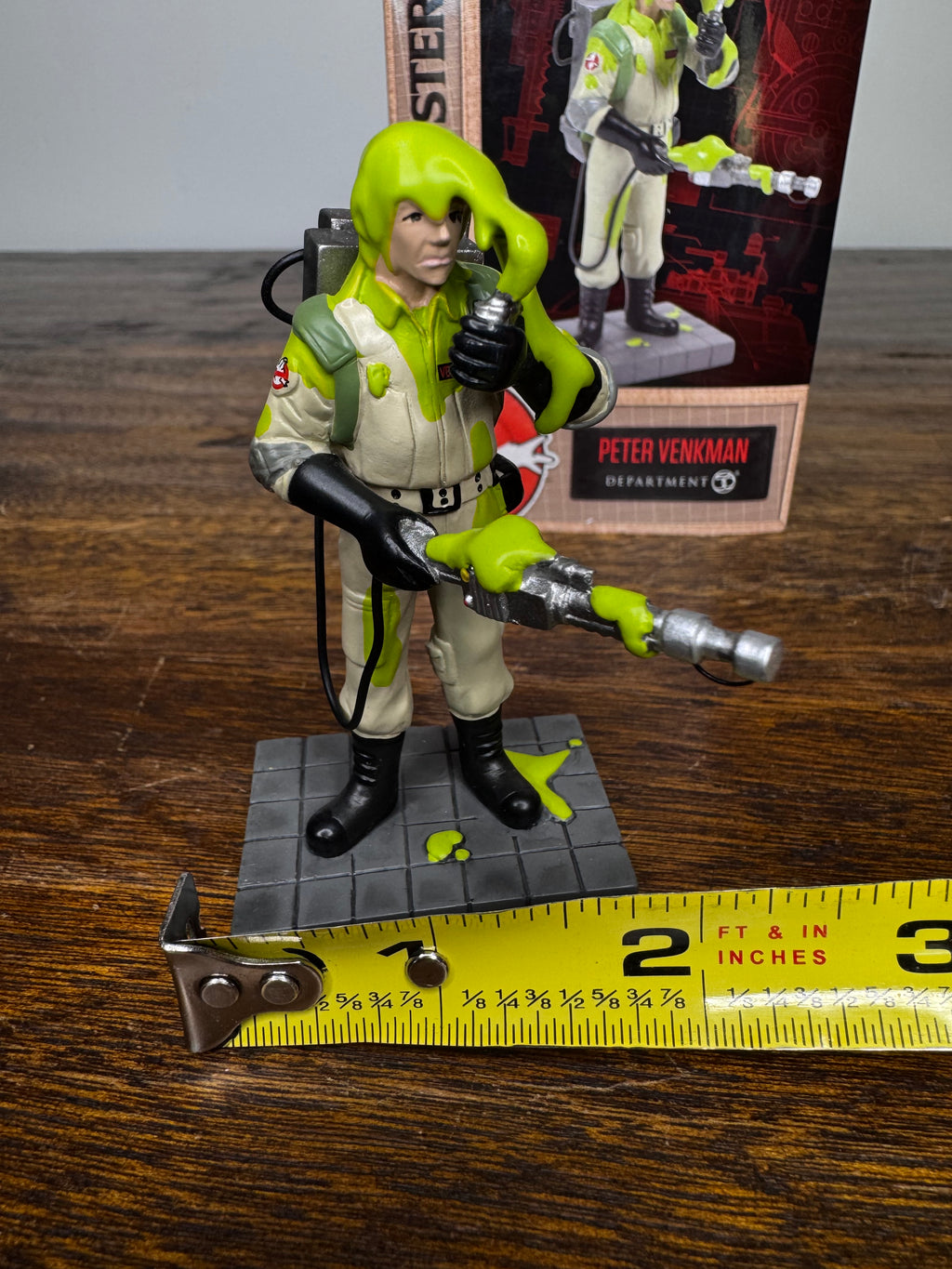 Retired Dept 56 Ghostbusters Village Accessory ""Peter Venkman" Figurine w/ Original Box