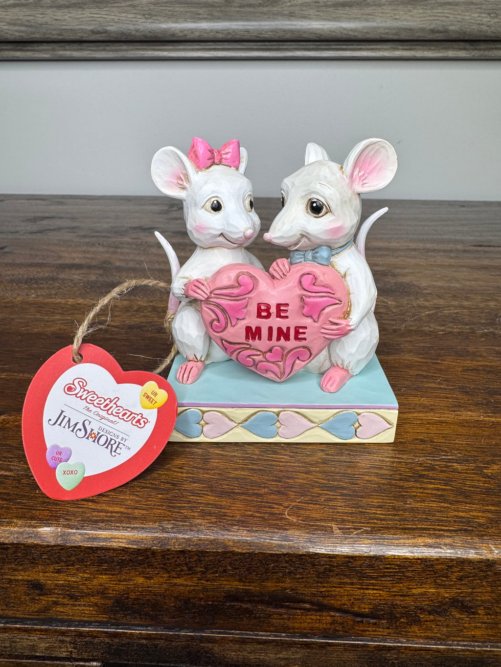 NIB Jim Shore Sweethearts "Squeak-Hearts Forever" Mice Figurine