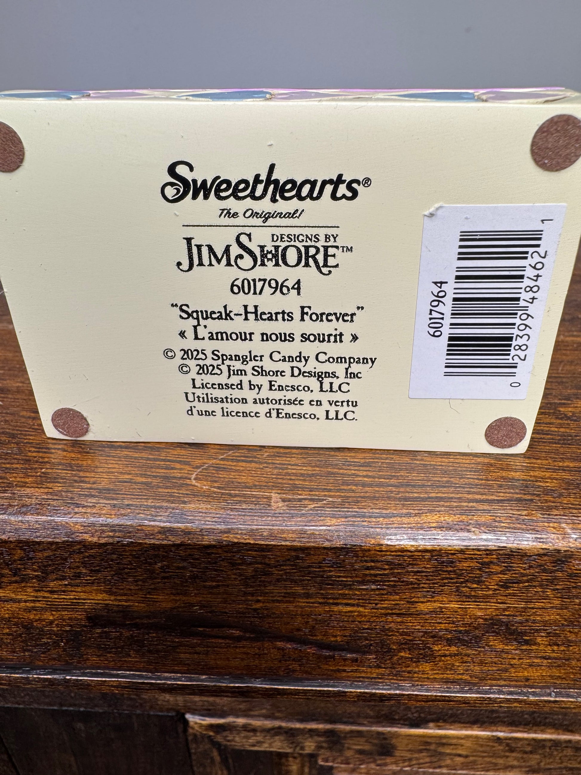 NIB Jim Shore Sweethearts "Squeak-Hearts Forever" Mice Figurine