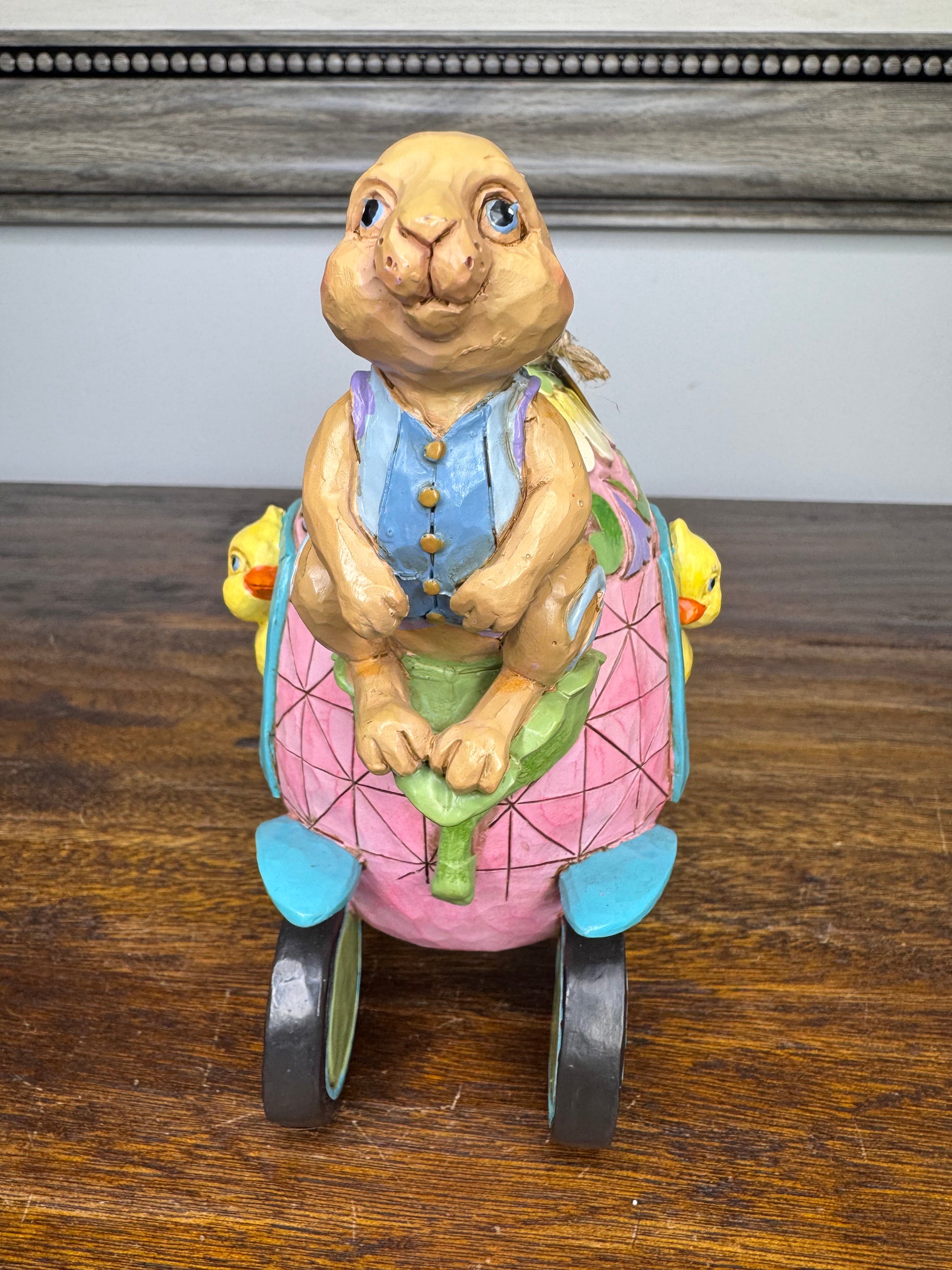 NIB Jim Shore Heartwood Creek "Onward to Easter" Figurine- 2nd Annual Bunnies on Parade