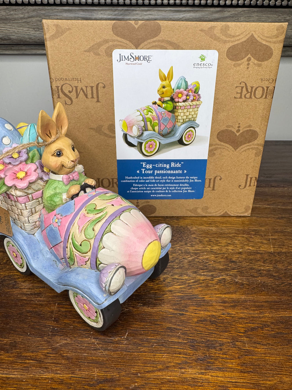 NIB Jim Shore Heartwood Creek 1st Annual Bunnies on Parade Figurine