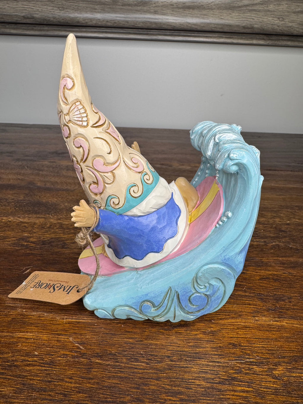 NIB Jim Shore Heartwood Creek Coastal Gnome Surfing Figurine