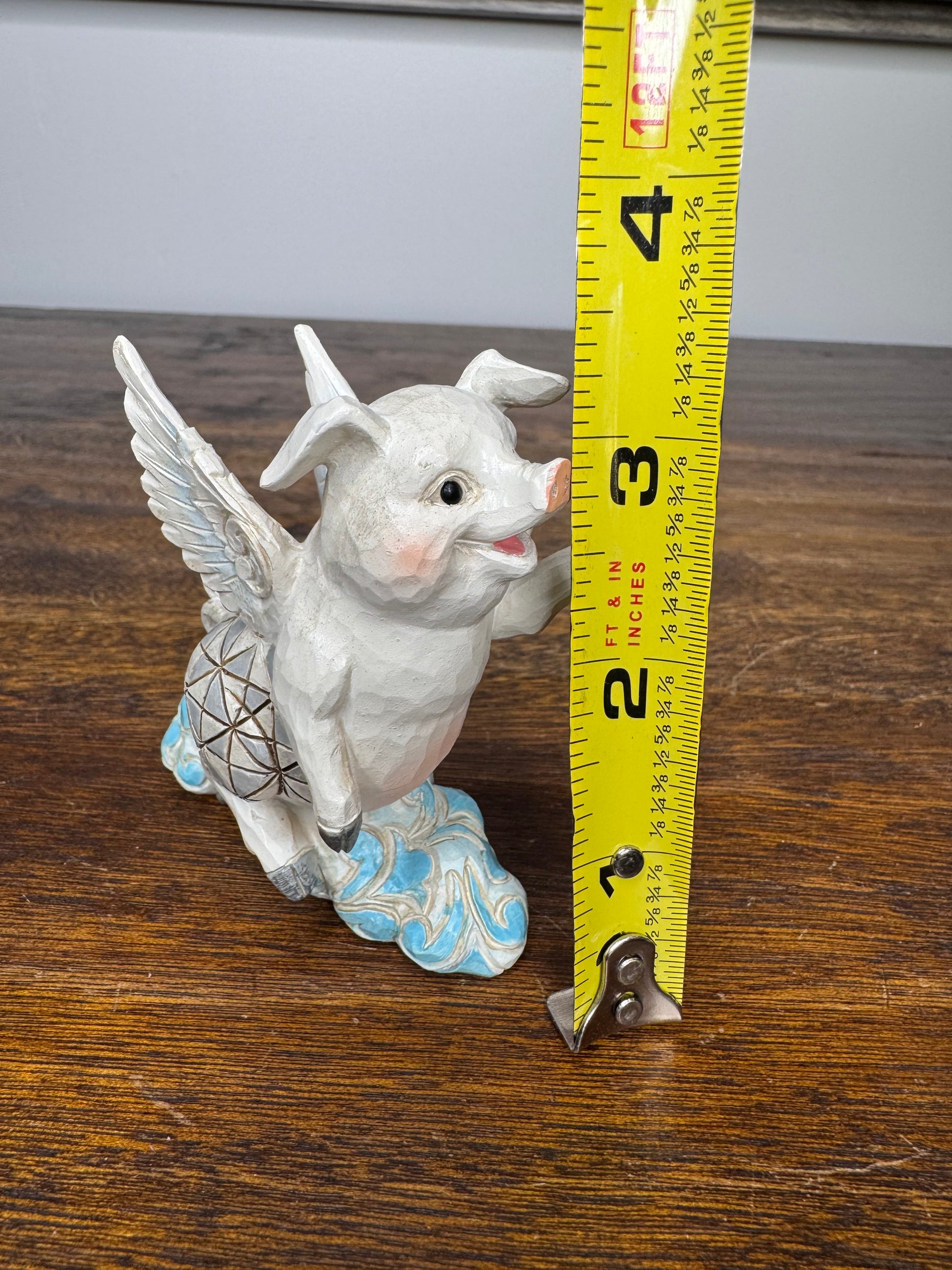 NIB Jim Shore Heartwood Creek Flying Pig Mini Figurine