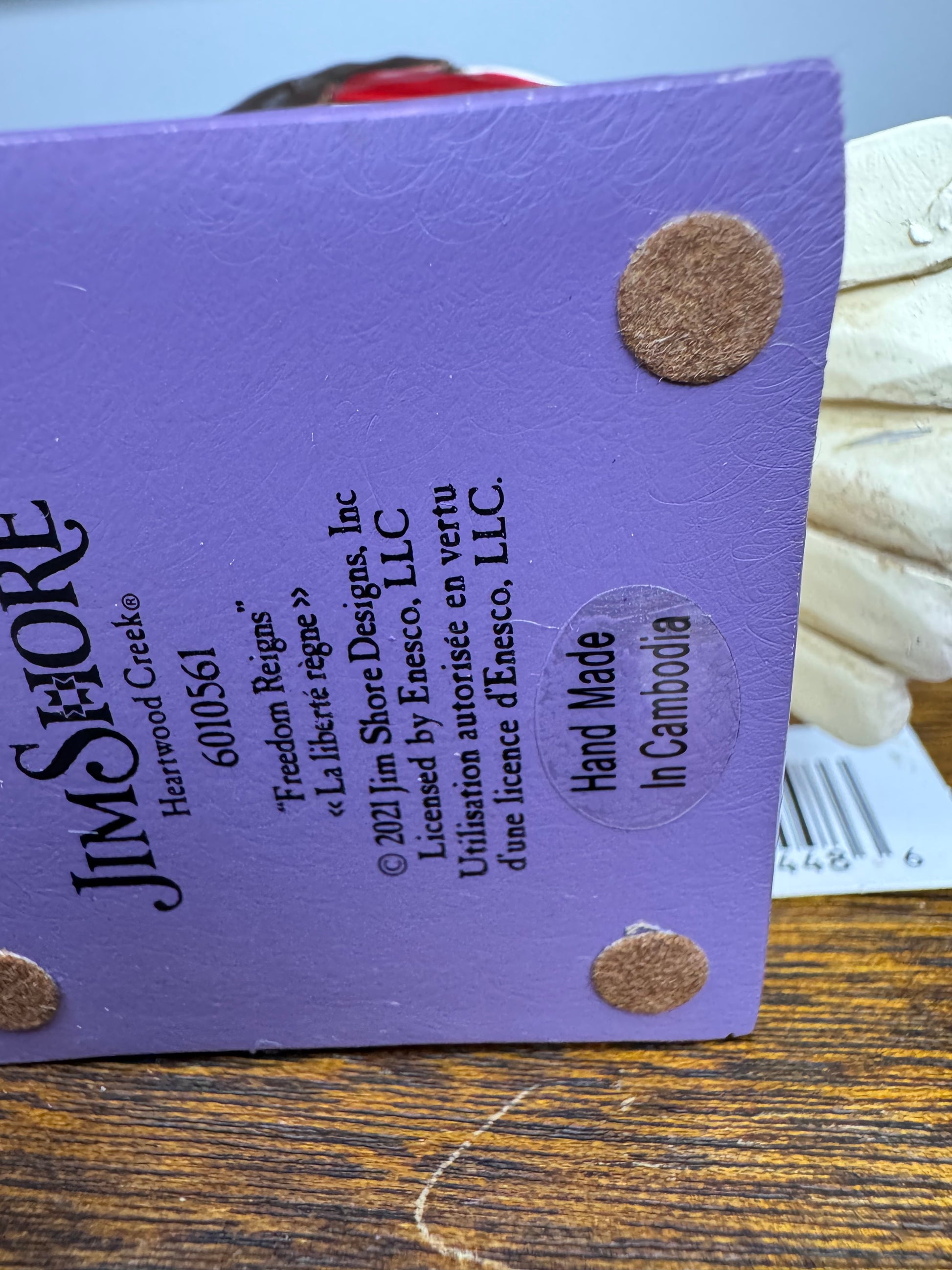 NIB Jim Shore Heartwood Creek Patriotic "Freedom Reigns" Eagle Figurine