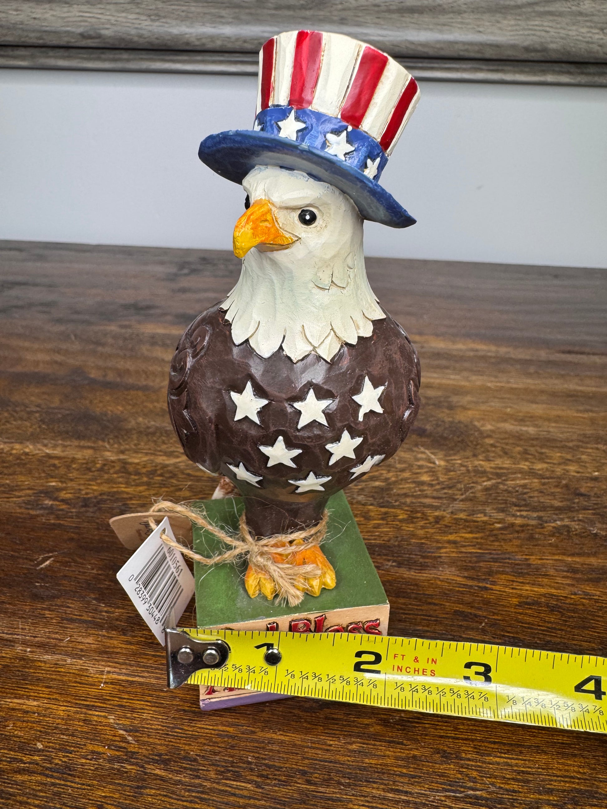 NIB Jim Shore Heartwood Creek Patriotic "Freedom Reigns" Eagle Figurine