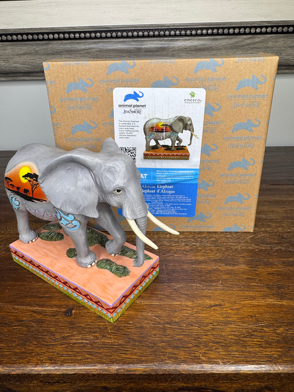 NIB Jim Shore Animal Planet African Elephant Figurine