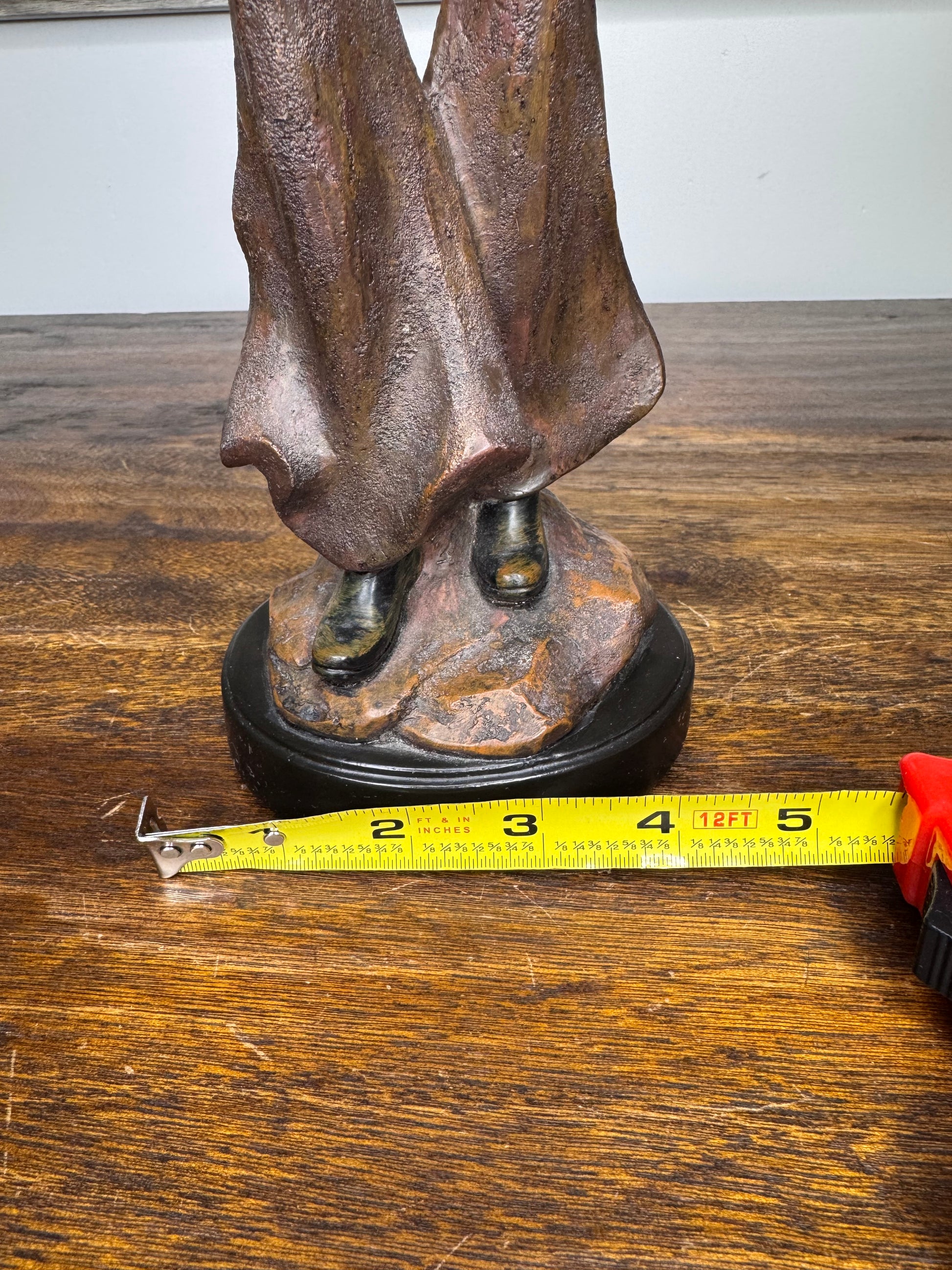 Unique Mixed Media Western Cowboy Figurines Set of 2 * READ FULL DESCRIPTION*