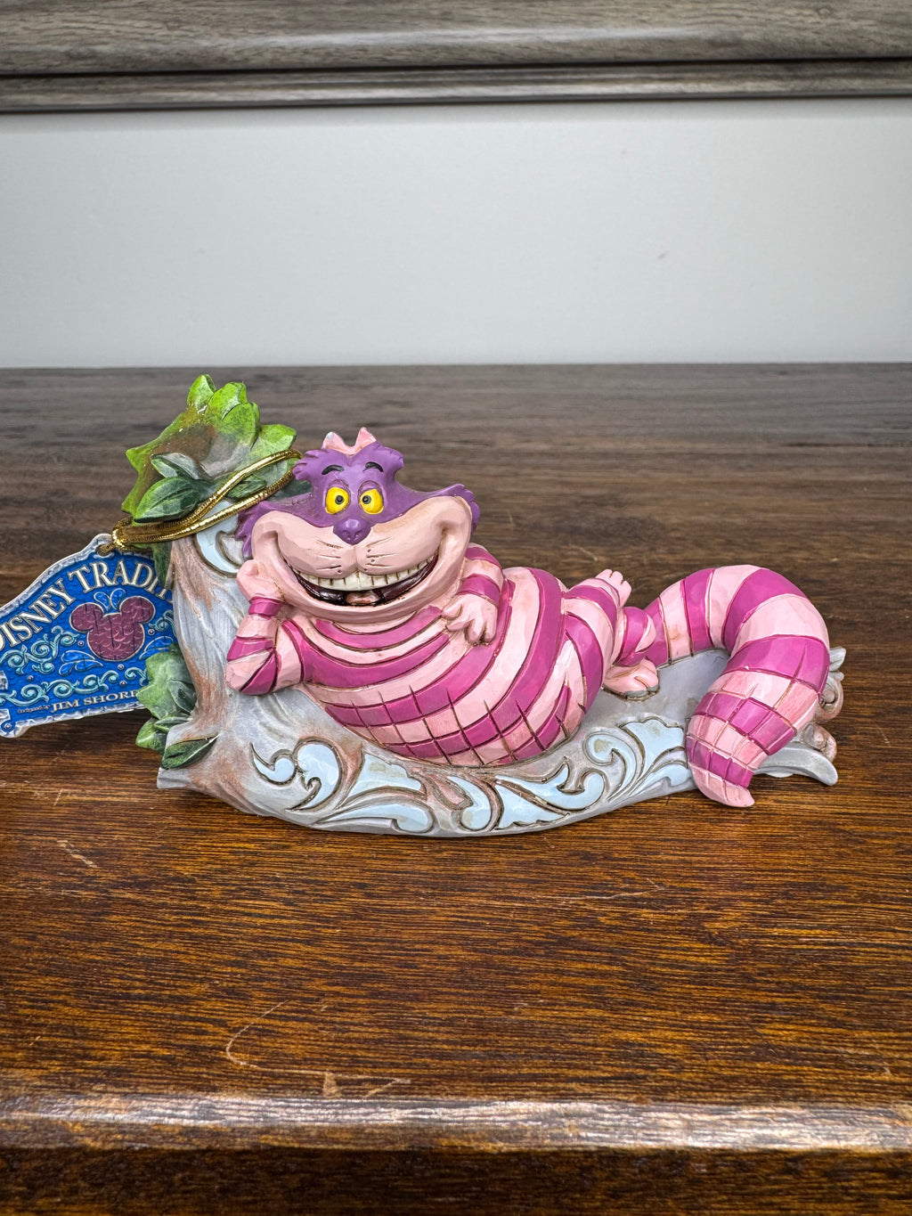 NIB Disney Traditions Cheshire Cat on a Tree