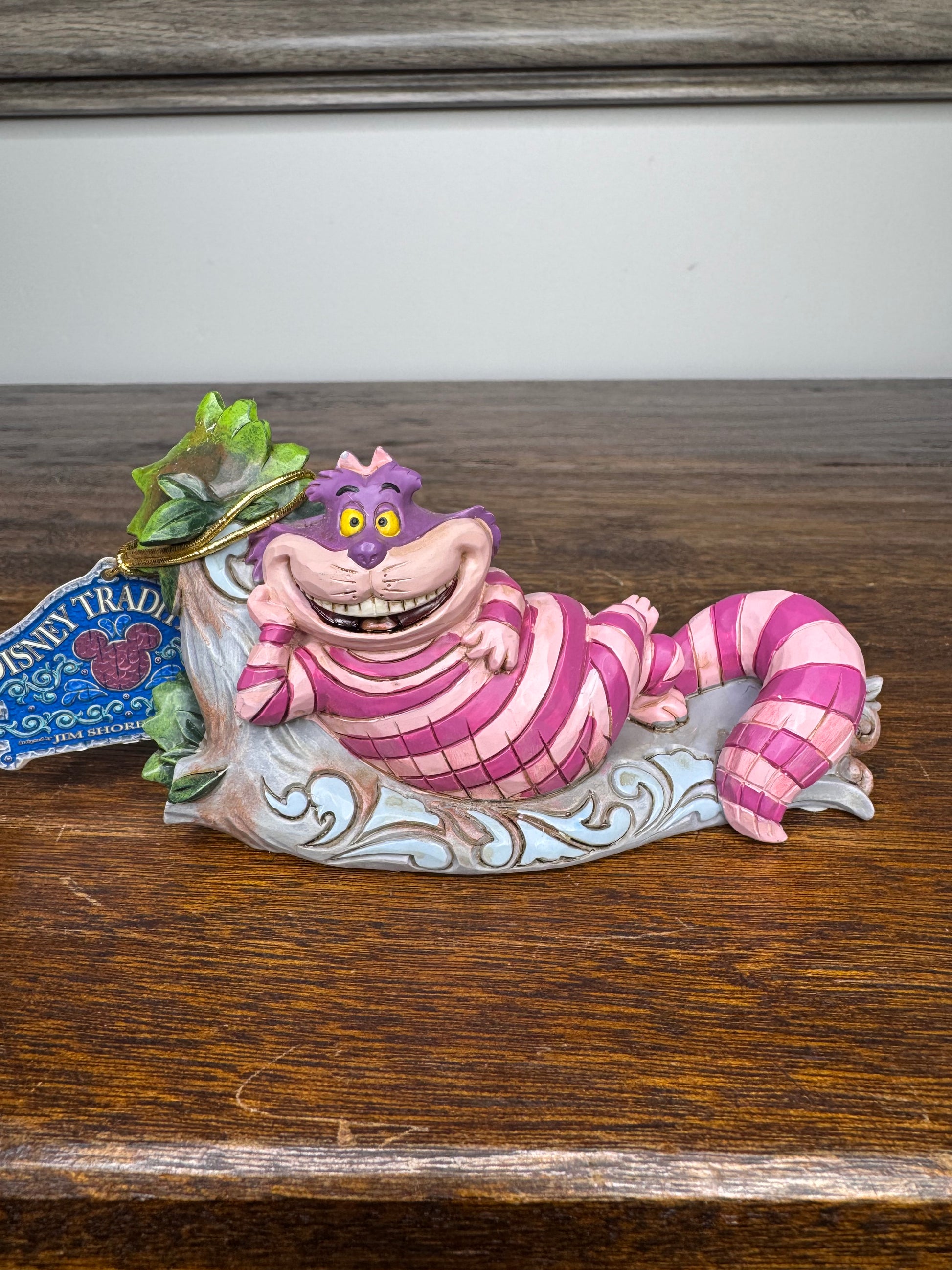 NIB Disney Traditions Cheshire Cat on a Tree