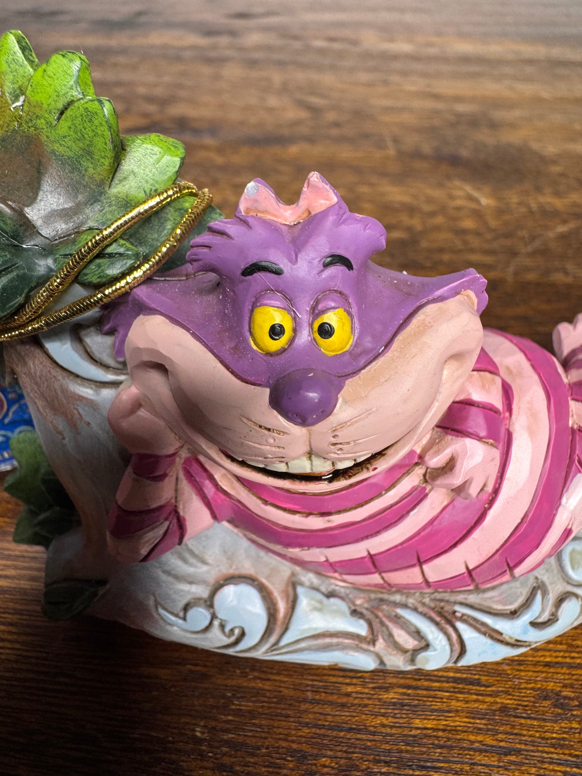 NIB Disney Traditions Cheshire Cat on a Tree