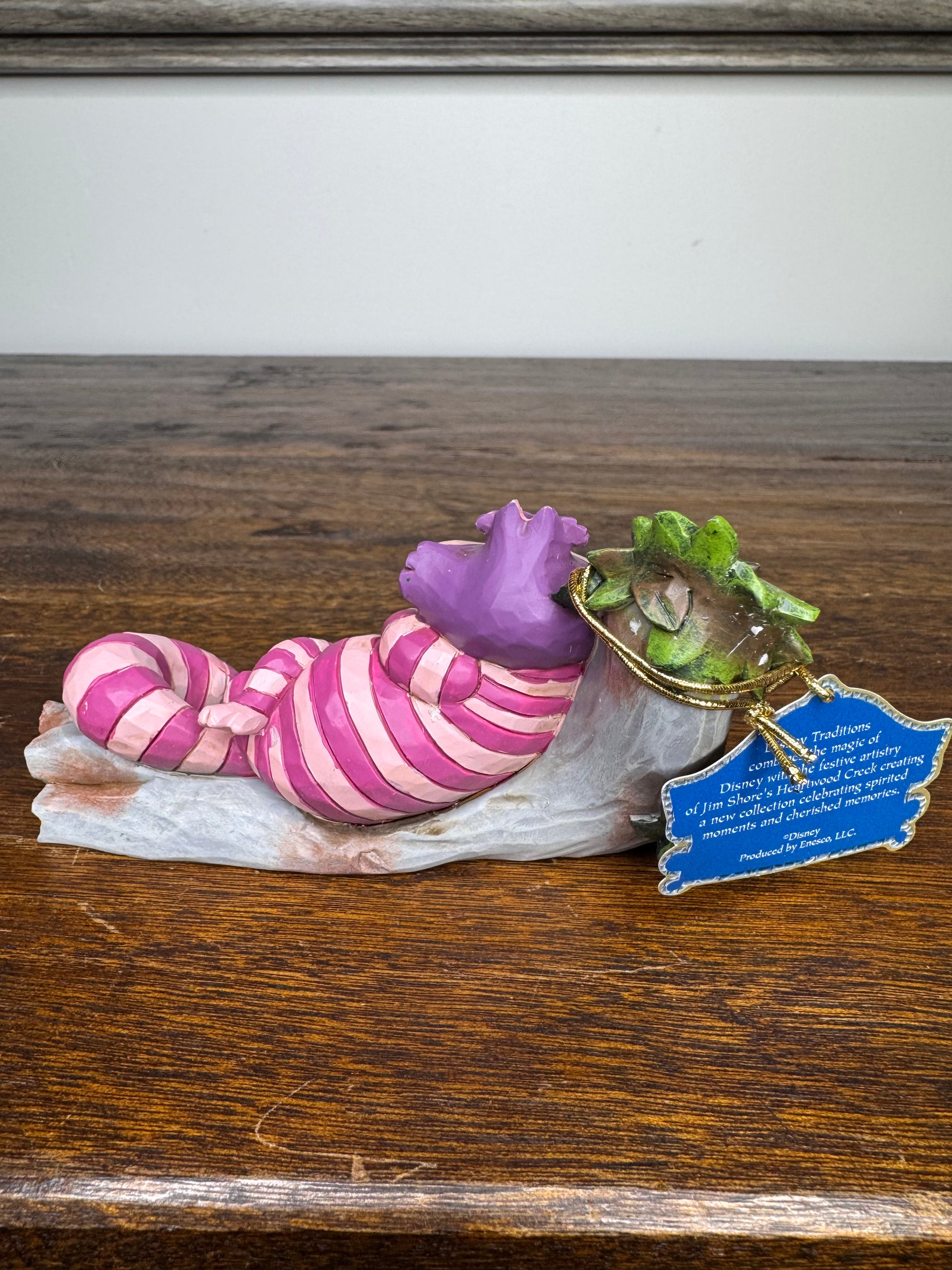 NIB Disney Traditions Cheshire Cat on a Tree