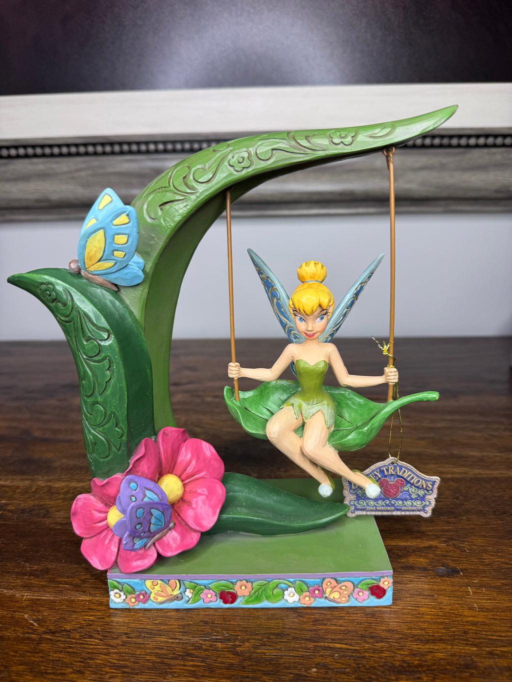 NIB Disney Traditions Tink Spring Swing Figurine