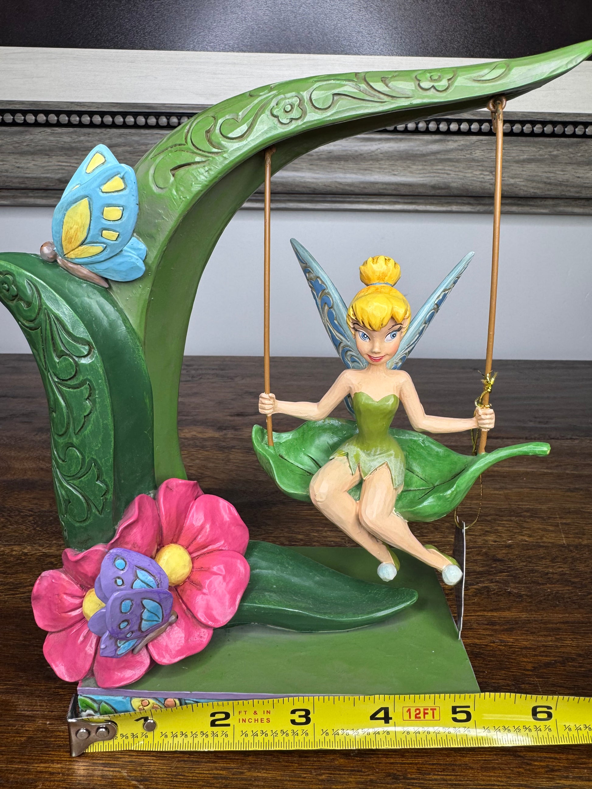 NIB Disney Traditions Tink Spring Swing Figurine