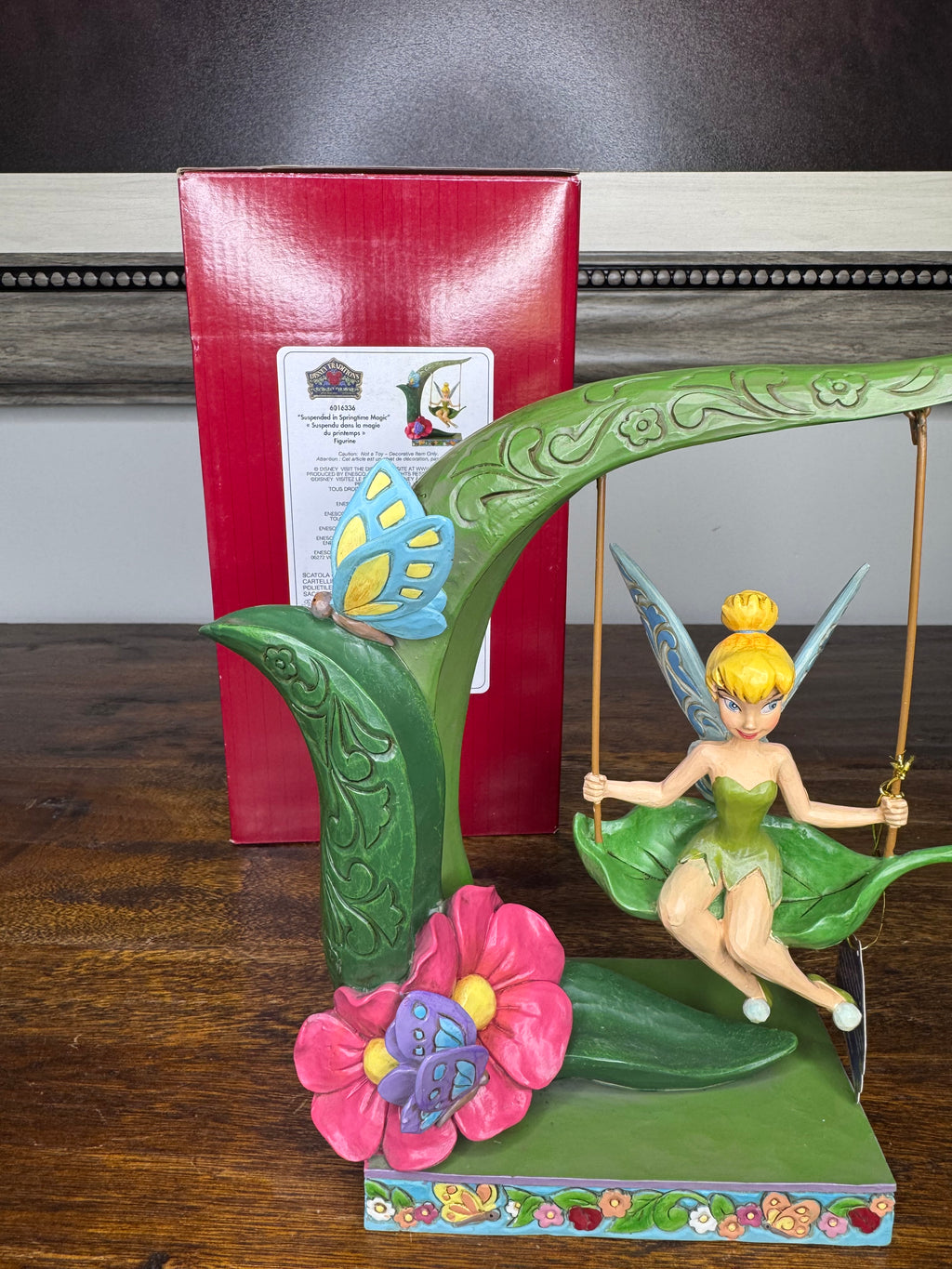 NIB Disney Traditions Tink Spring Swing Figurine