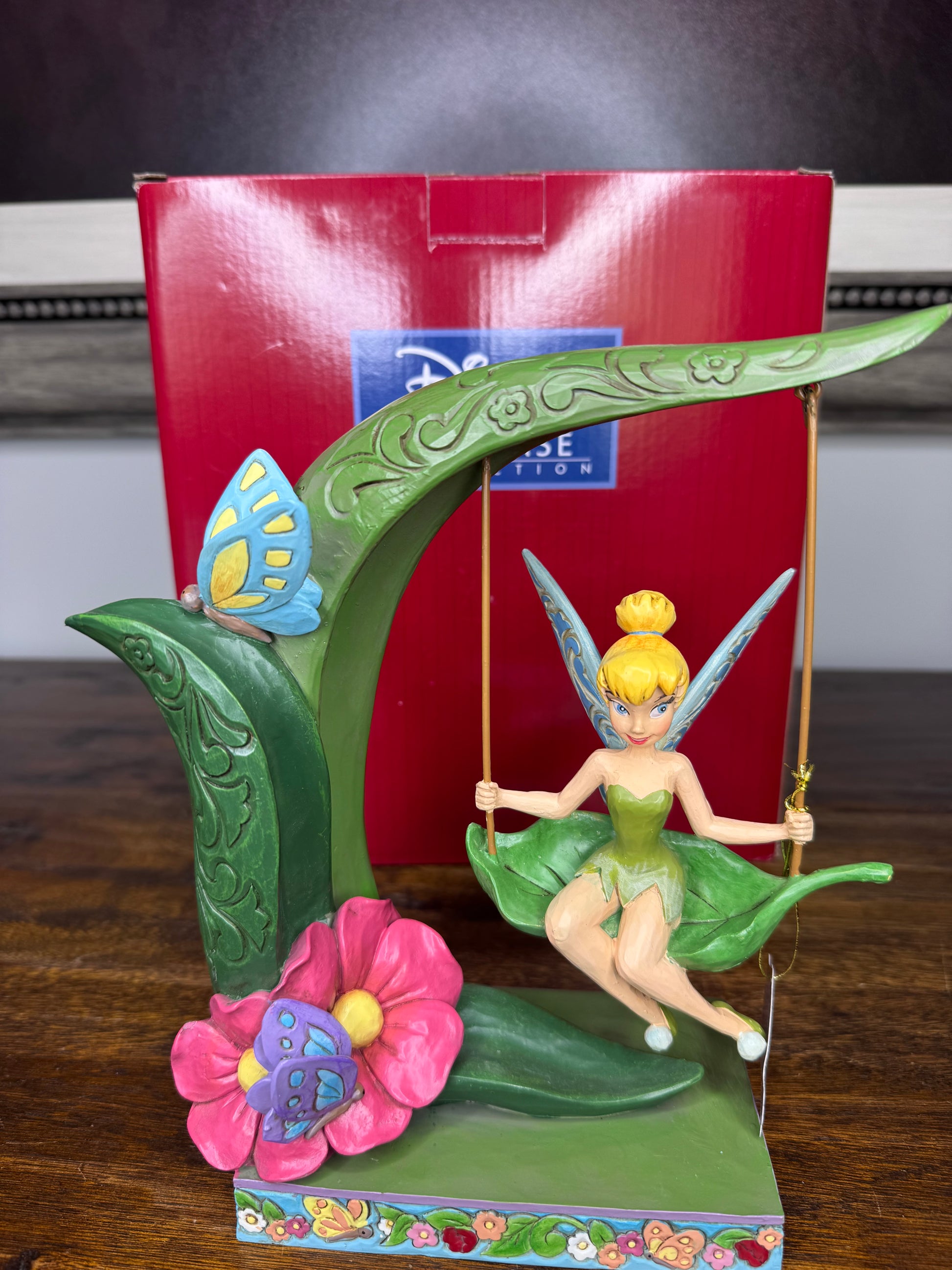 NIB Disney Traditions Tink Spring Swing Figurine