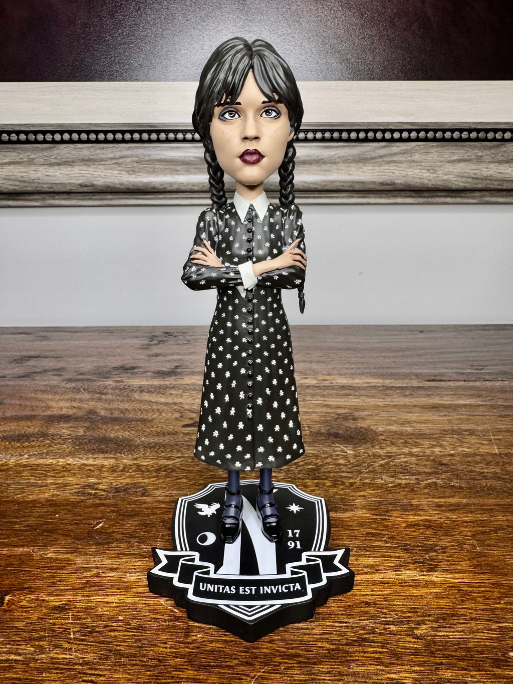 NIB Wednesday Addams Head Knocker Figurine