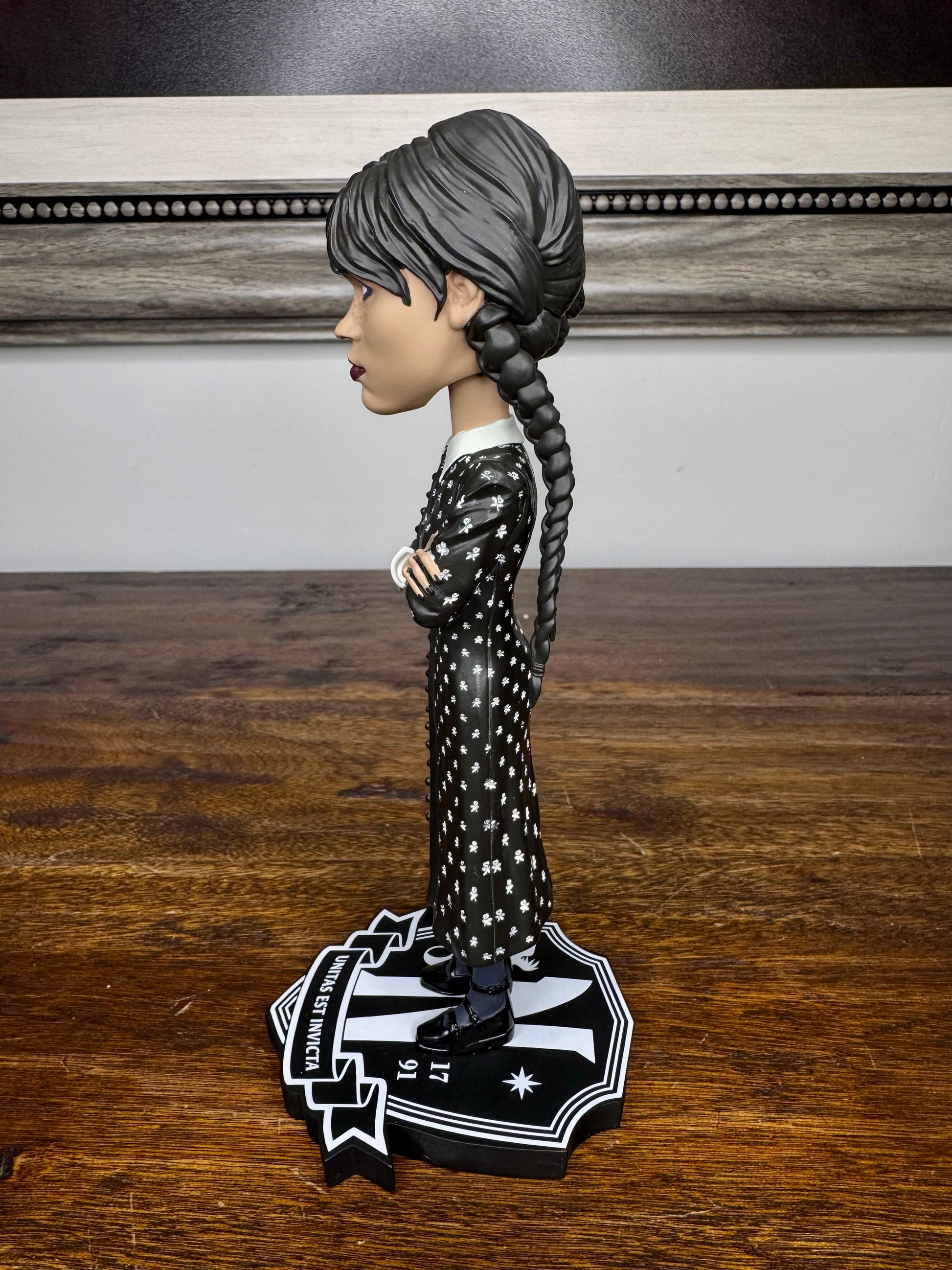 NIB Wednesday Addams Head Knocker Figurine